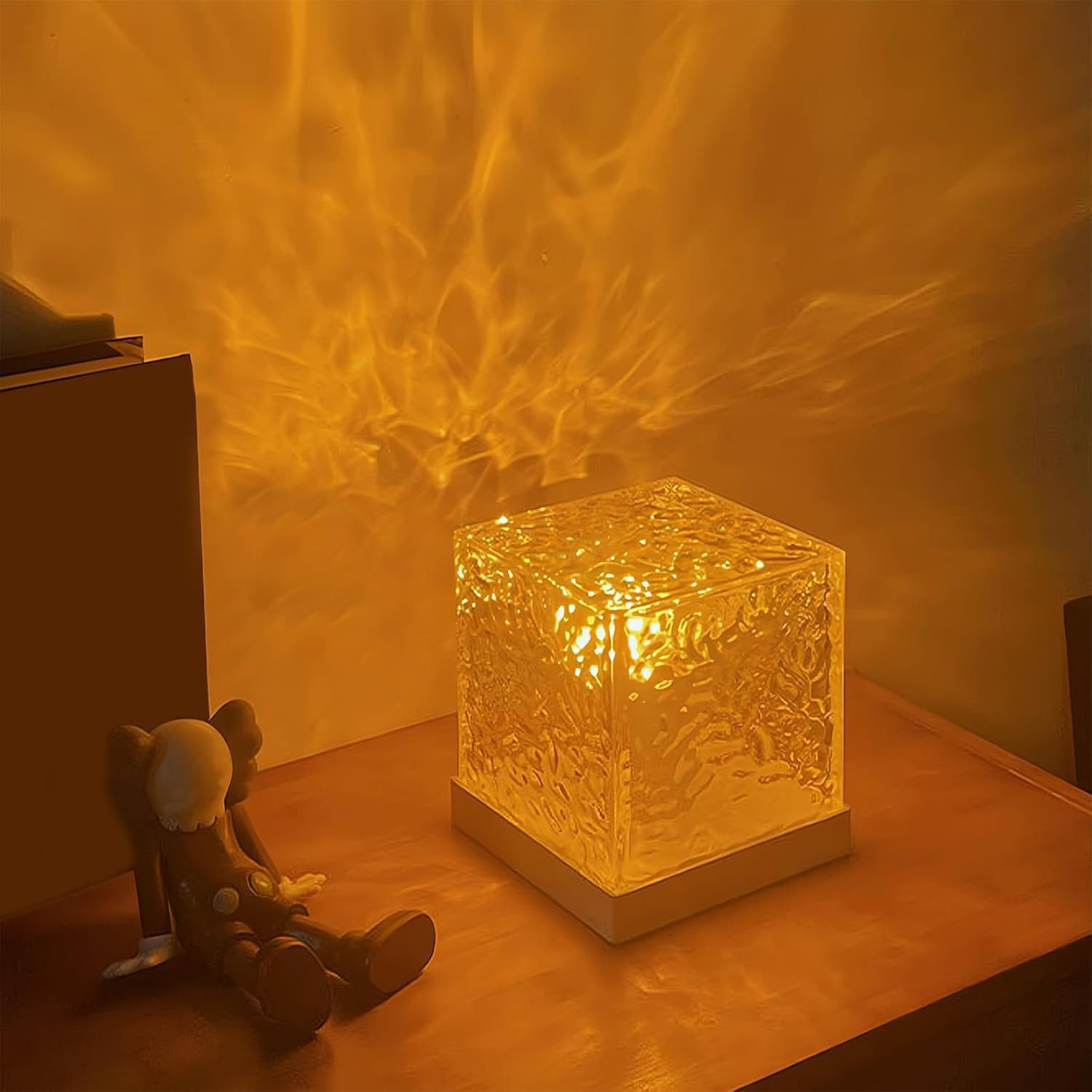 BlingBin LED Nachtlicht Wasserwellen Tischlampe, 16 günstig online kaufen