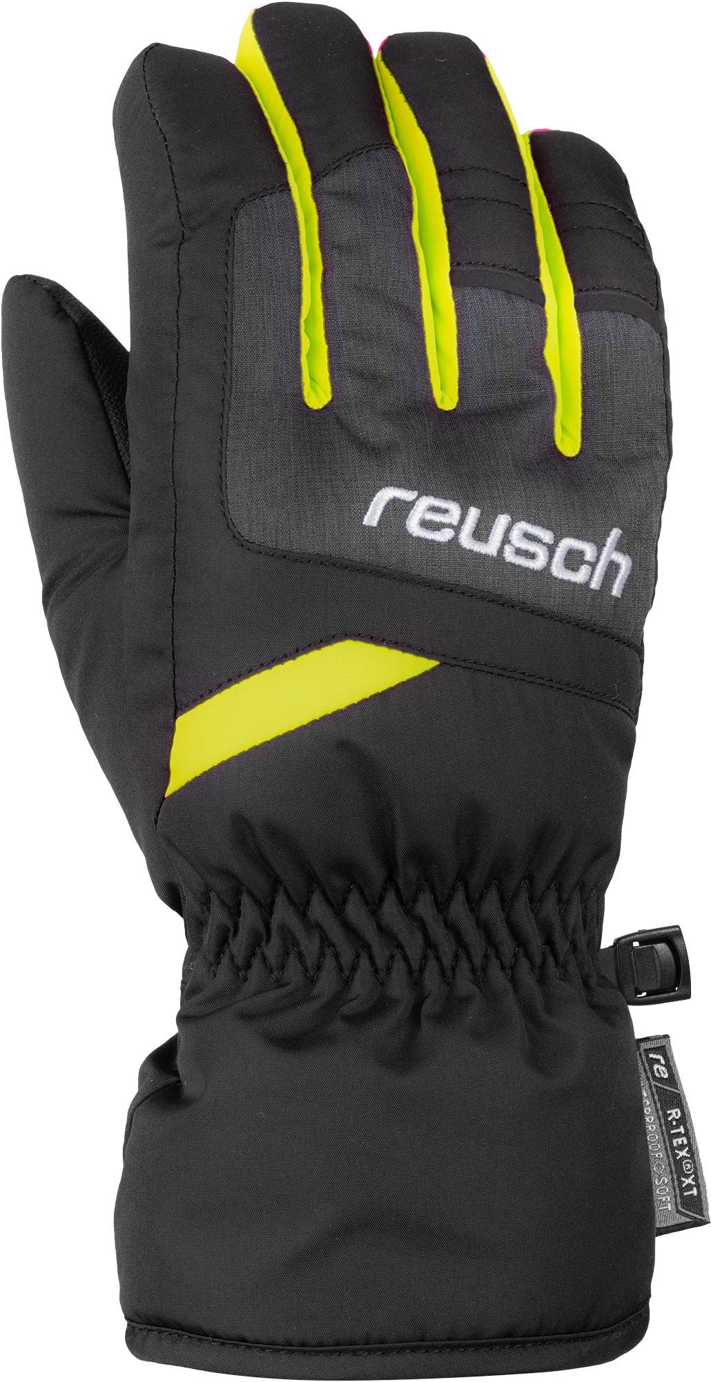 Reusch R-TEX mit gelb-schwarz Funktion atmungsaktiver XT Bennet Junior Skihandschuhe