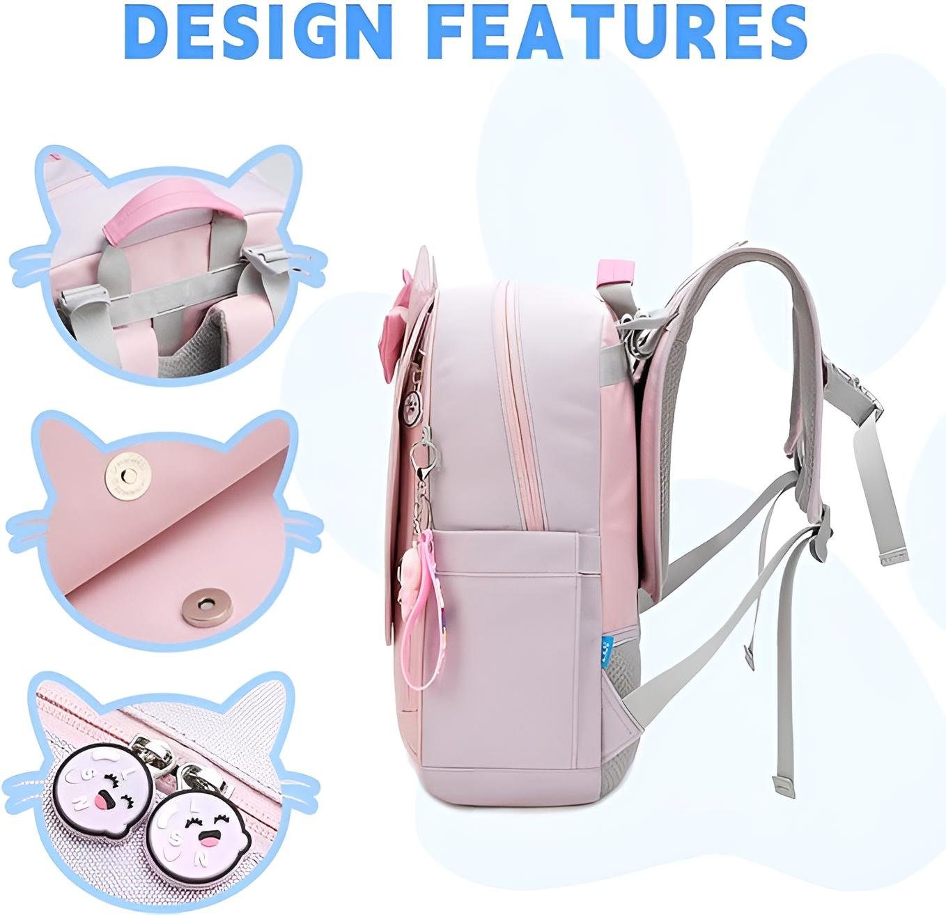 Diyarts Kinderrucksack (Kindertasche Rucksack, für Kindergarten und Schule), mit gezielter Gewichtsverteilung und individueller Anpassung
