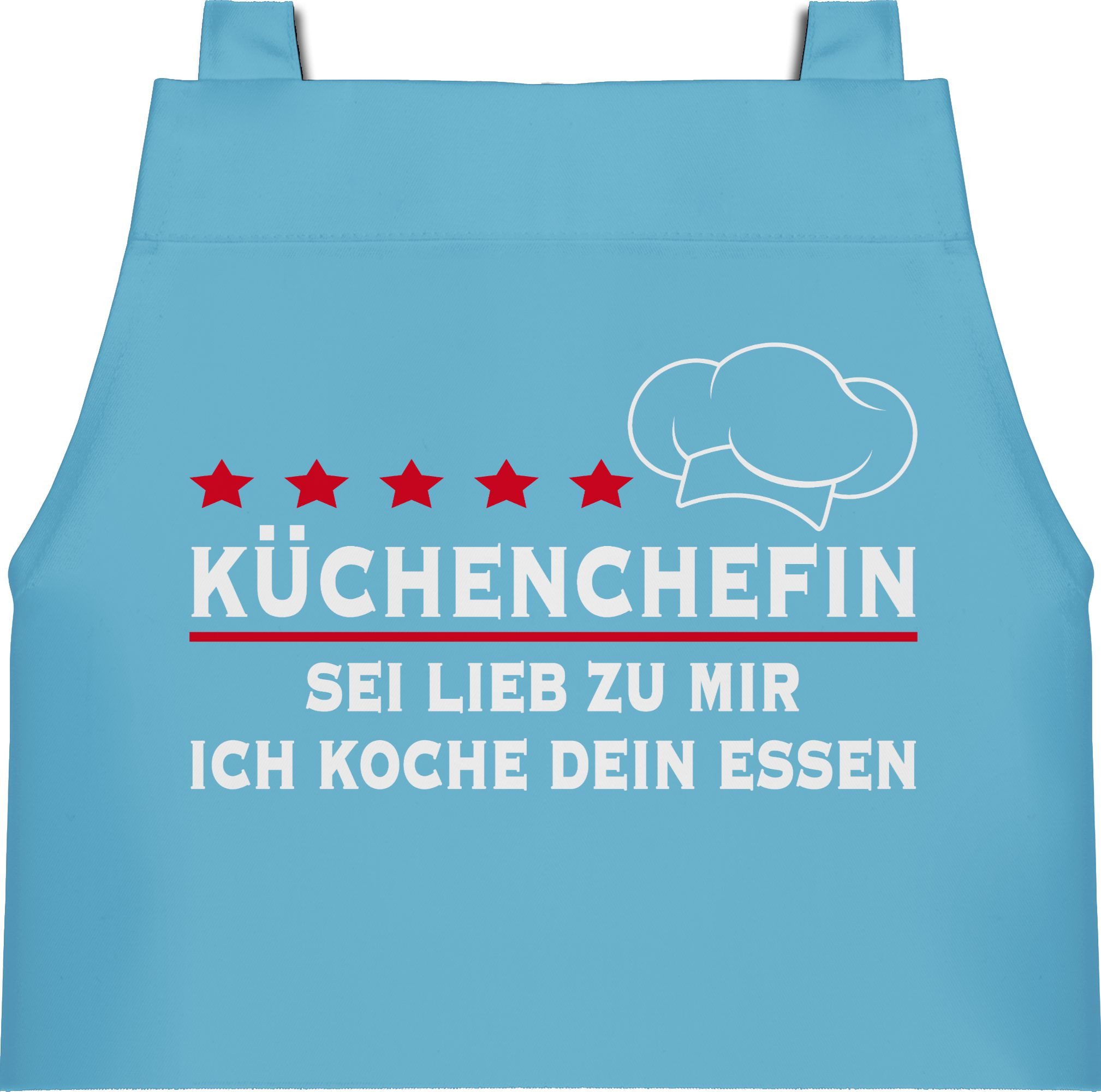 Shirtracer Kochschürze Küchenchefin Sei lieb zu günstig online kaufen