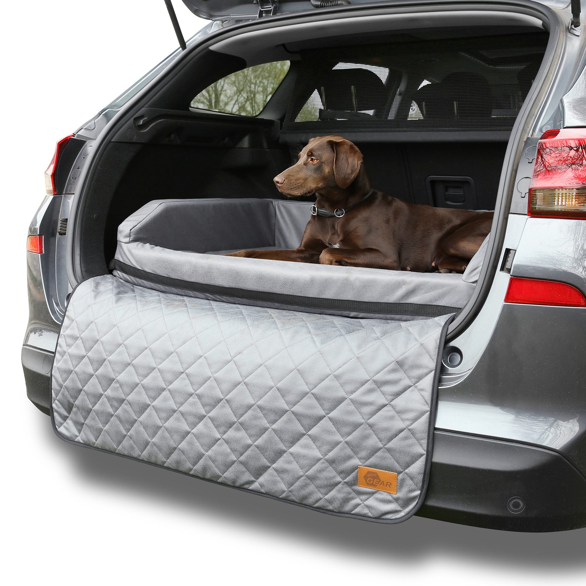 yourGEAR Tierbett your GEAR Termoli 100x70cm Hundebett Auto Kofferraum Ladekantenschutz