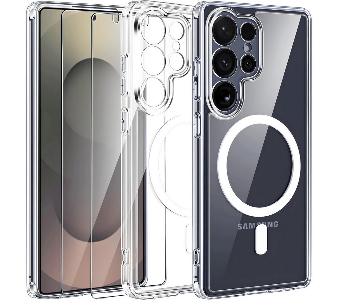 SmartUP Smartphone-Hülle + 2X Schutzglas für Samsung Galaxy S26 Ultra Panzerfolie MagSafe Case 6,9, MagSafe-Technologie