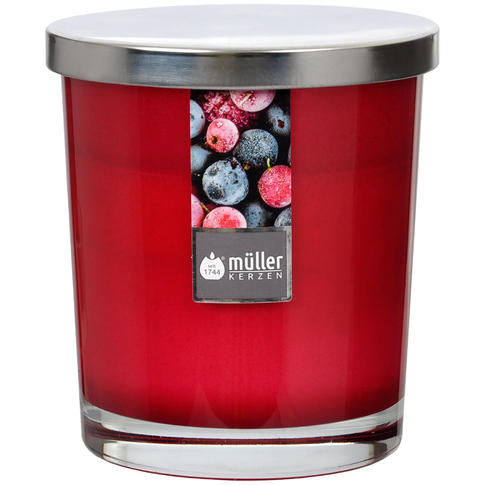 ECI Tools Duftkerze Maxi Duft-Kerzenglas 110/95 mm mit Deckel, Set 4 Stck., Wild Berries (4er Set)