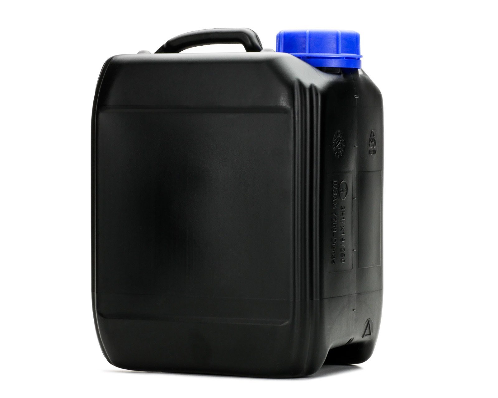 OCTOPUS Kanister 5L Kanister aus schwarzem HDPE blauer Verschluss, Gewinde 51 mm (1 St)