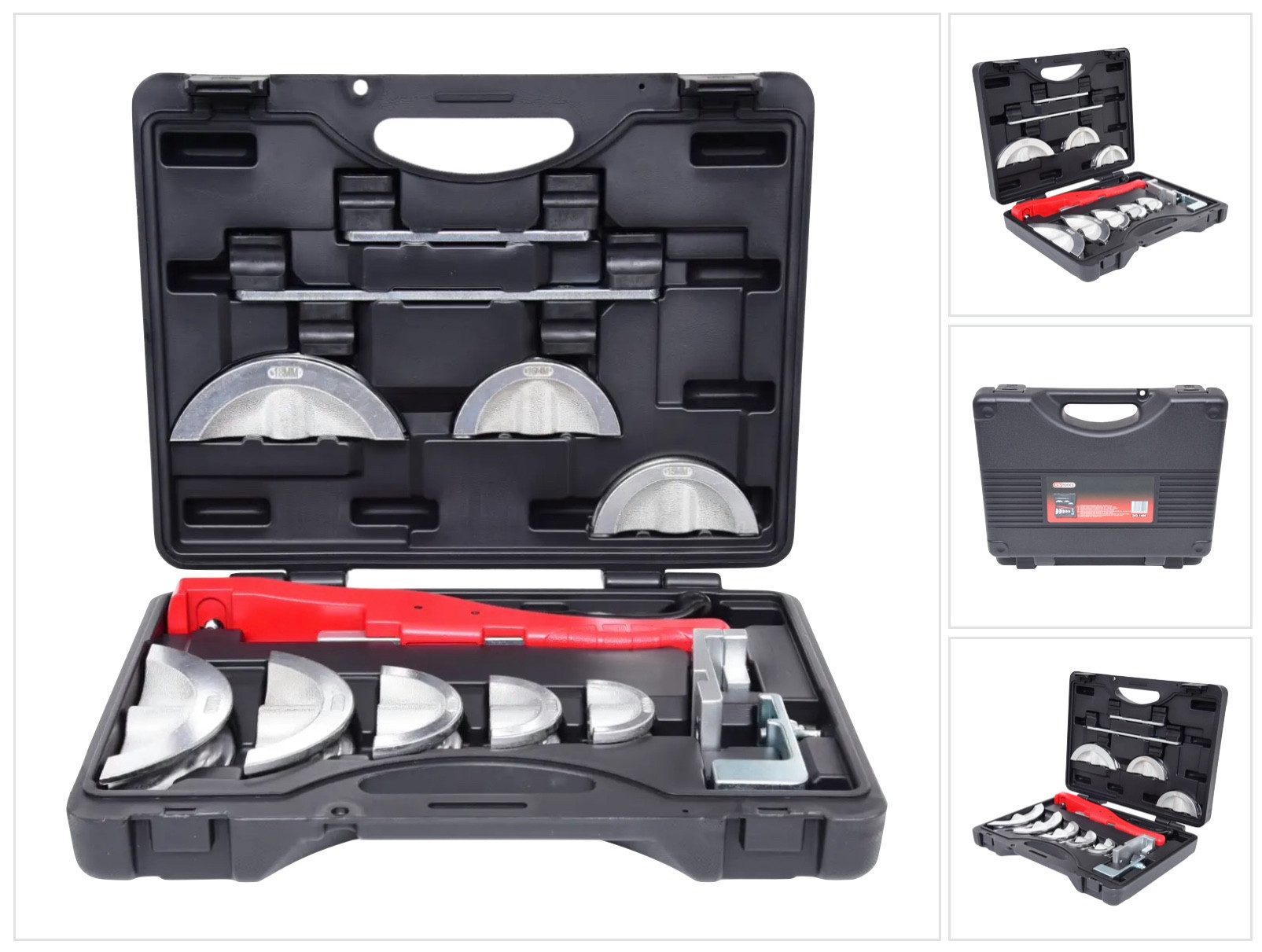 Zangenset Ratschen-Einhand-Biege-Satz 10-22 mm, 13-tlg (203.1400)