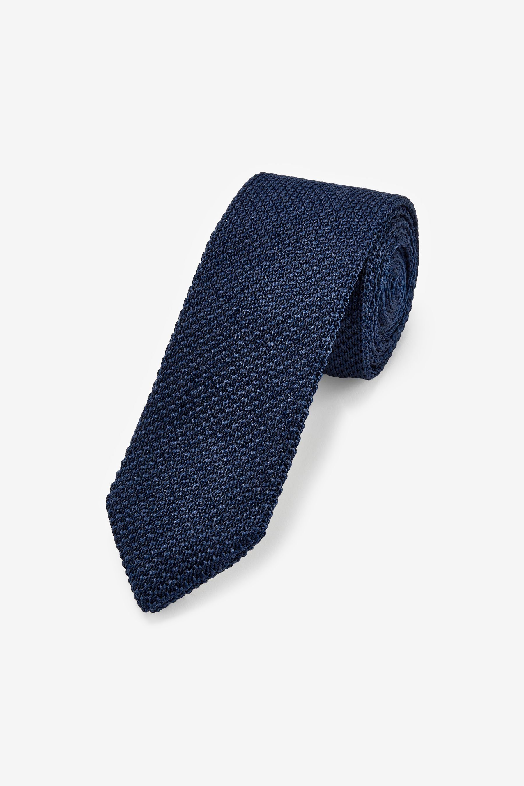 Next Krawatte Strickkrawatte (1-St) | Breite Krawatten