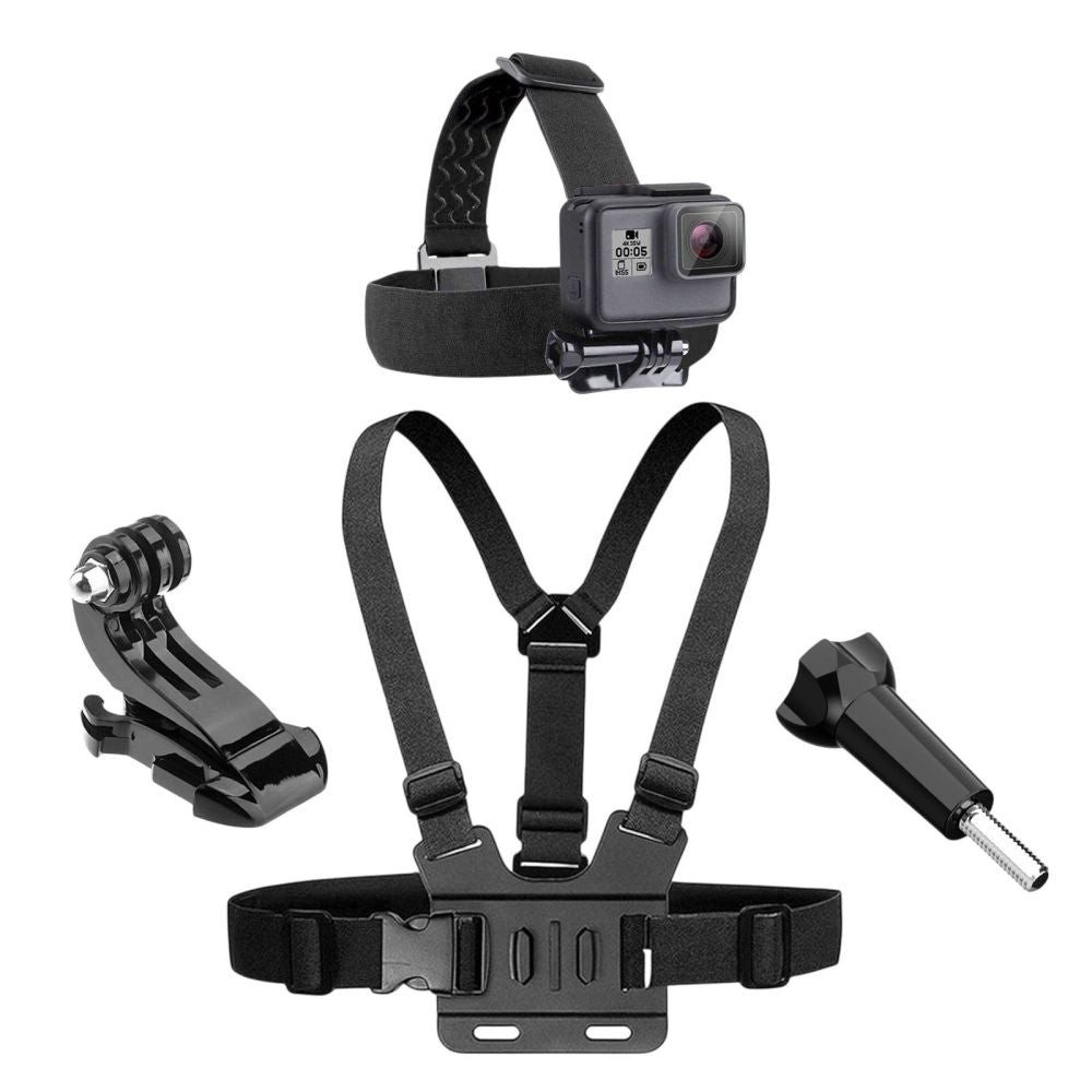 Brustgurt Kopfband J-Haken Halter für GoPro Insta360 DJI Action DE. Actioncam Zubehör
