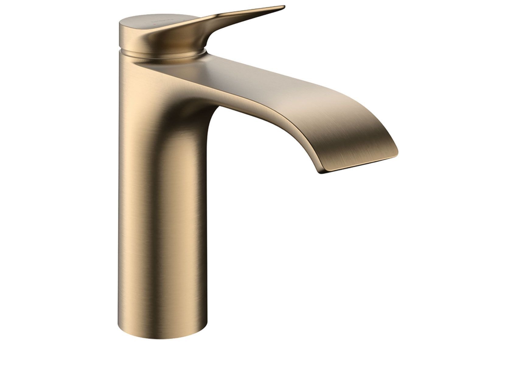 hansgrohe Waschtischarmatur Vivenis 110 Einhebelmischer mit Zugstangen-Ablaufgarnitur, Bronze (flacher Hebelgriff, Normalstrahl, Keramikmischsystem, DN15, Waschbeckenarmatur) EcoSmart Verbrauch max. 5 l/min, Durchlauferhitzer geeignet