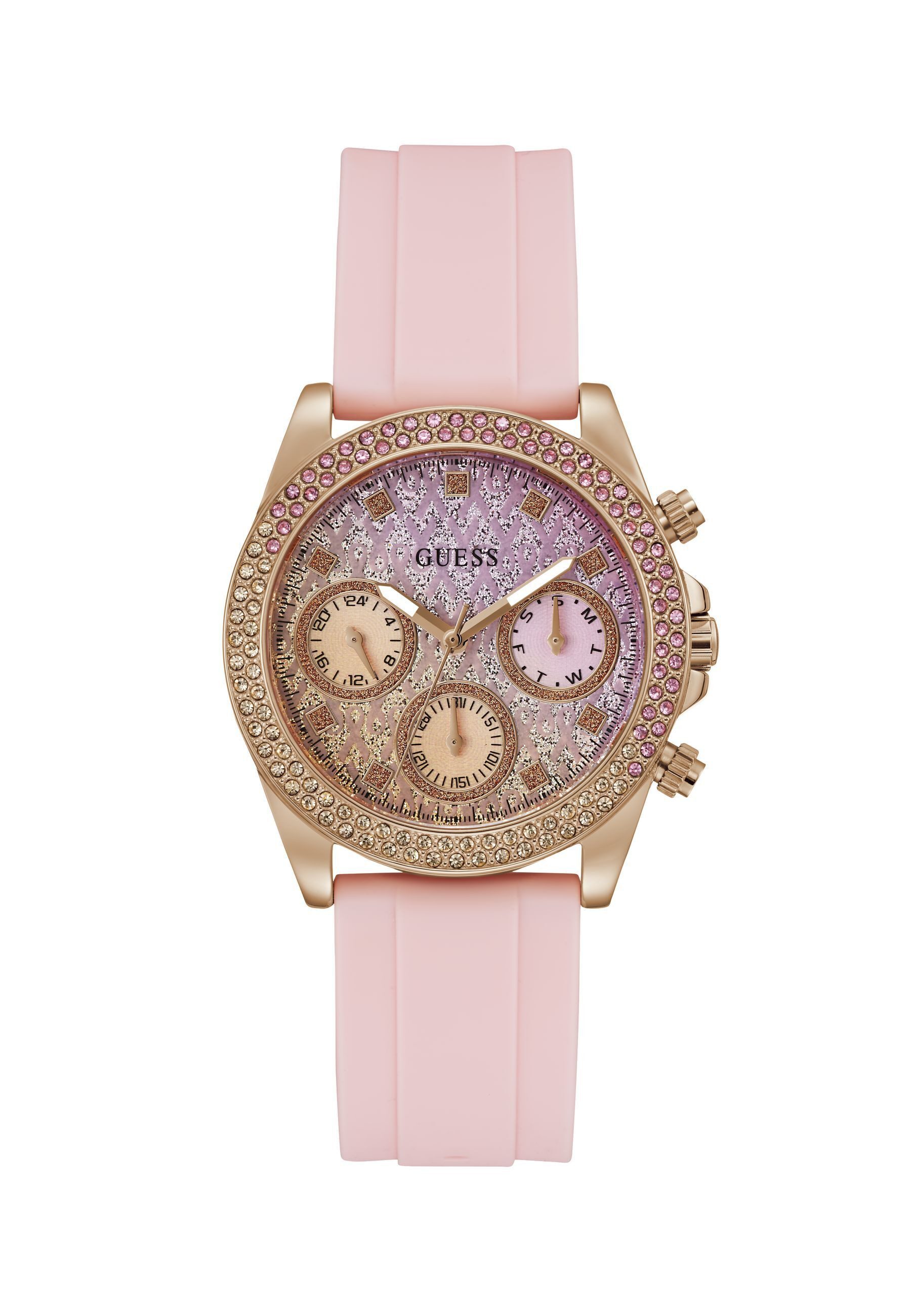 Guess Quarzuhr GD SPARKLING PINK, (1-tlg), günstig online kaufen