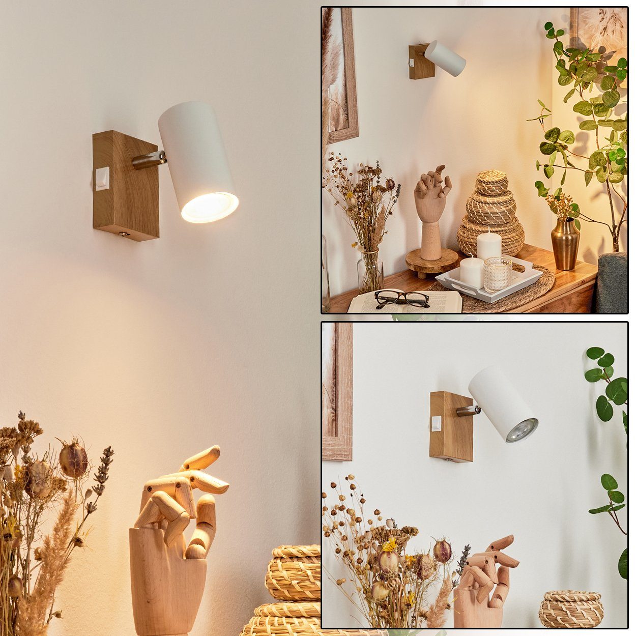 hofstein Wandleuchte »Gambellara« Wandlampe aus Metall günstig online kaufen