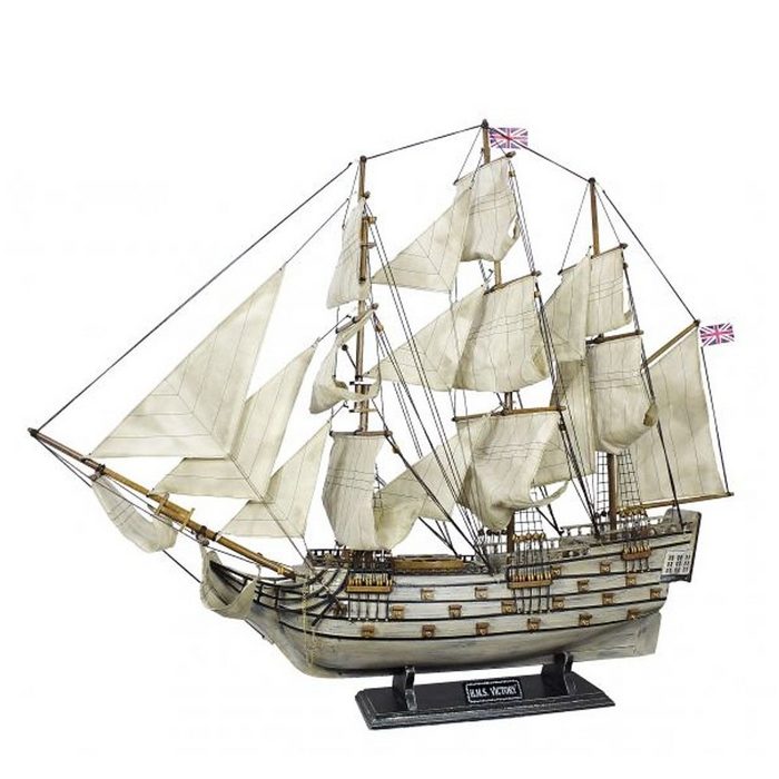 Linoows Dekoobjekt Modell Segelschiff Linienschiff "H.M.S.Victory" Rahsegler detailgetreue Modelle