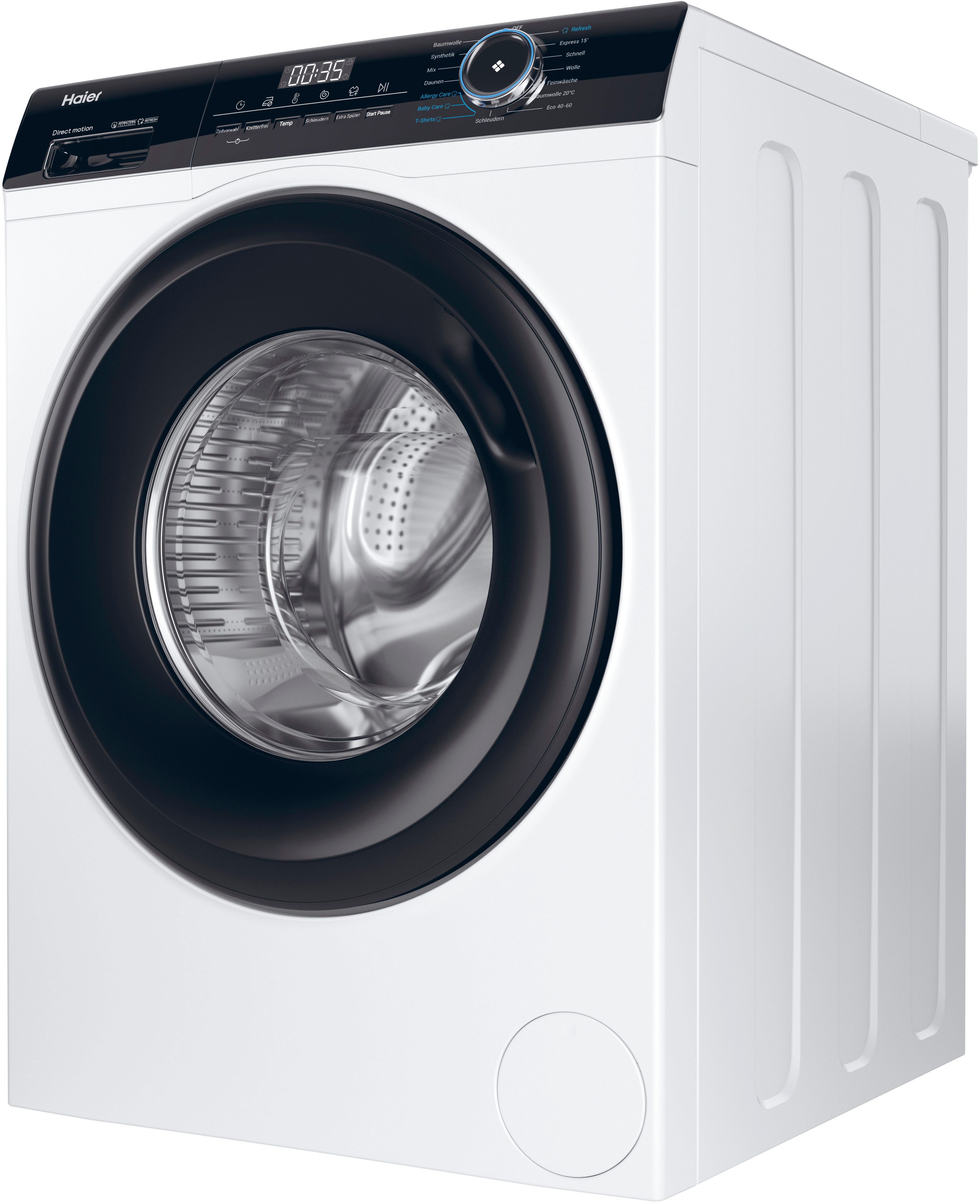 Haier Waschmaschine I PRO 3 HW100-B14939, 10 kg, 1400 U/min, 10 kg, 1400 U/min, Flüsterleiser Motor, Antibakterielle Technologie