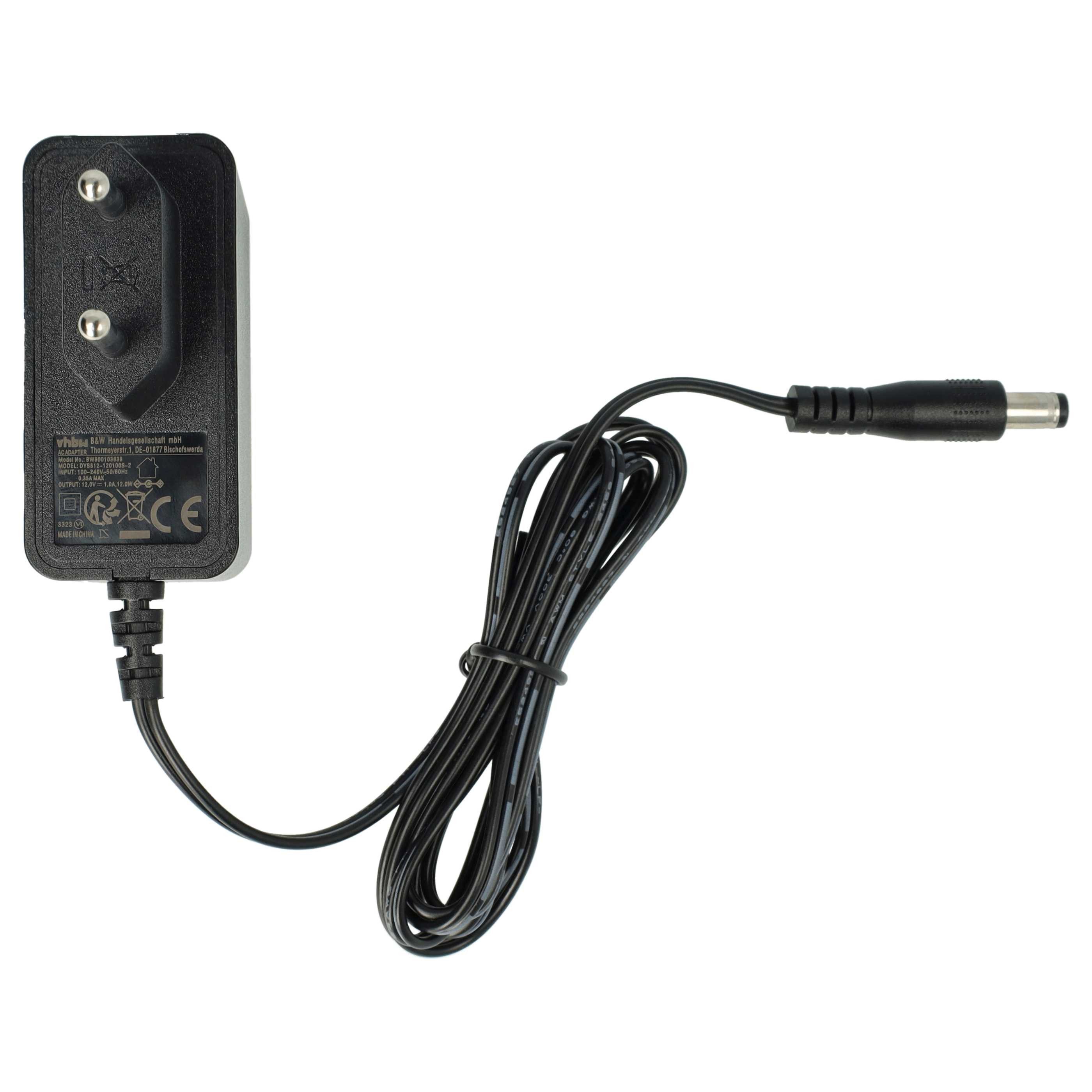 vhbw passend für Yamaha YPT-230, YPT-220 Trafo Netzteil (Ersatznetzteil für Ihr Keyboard, Netzgerät mit Euro-Stecker zum) – Bild 2 von 5