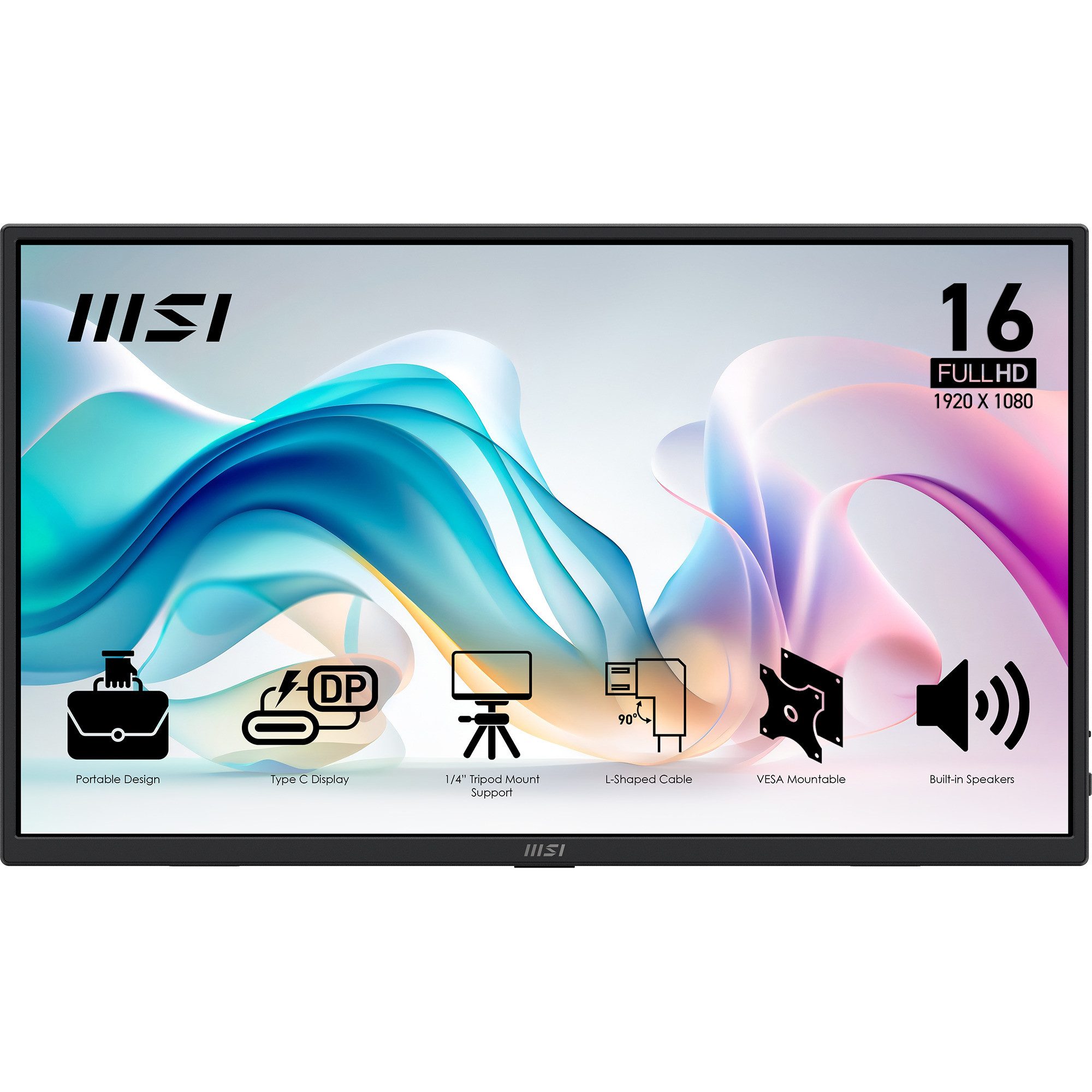 MSI MSI PRO MP165DE E6, LED-Monitor, (FullHD, IPS, TFT-Monitor (1920 x 1080 px)