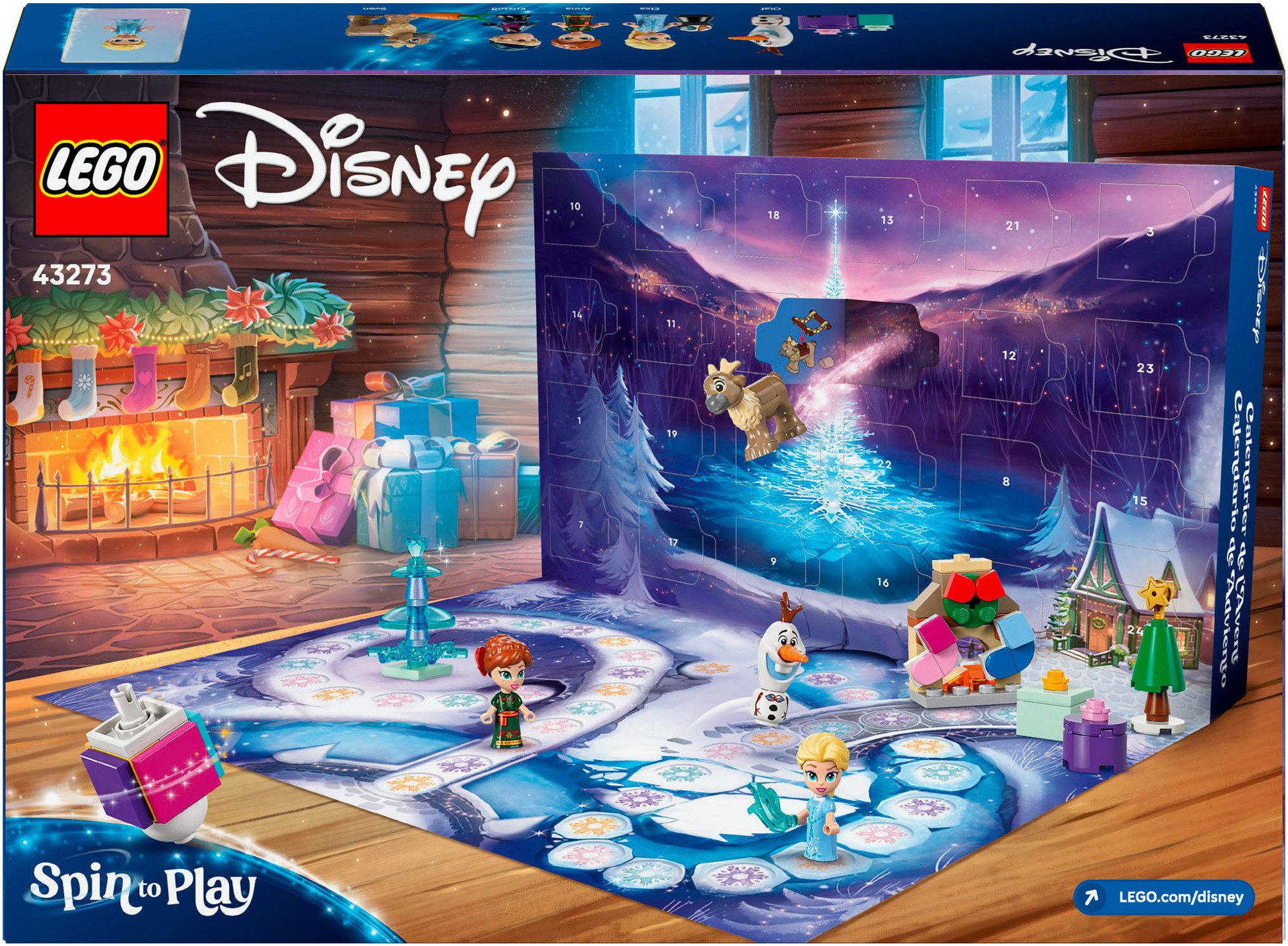 LEGO® Spielzeug-Adventskalender Spielbausteine, (43273), LEGO Disney günstig online kaufen