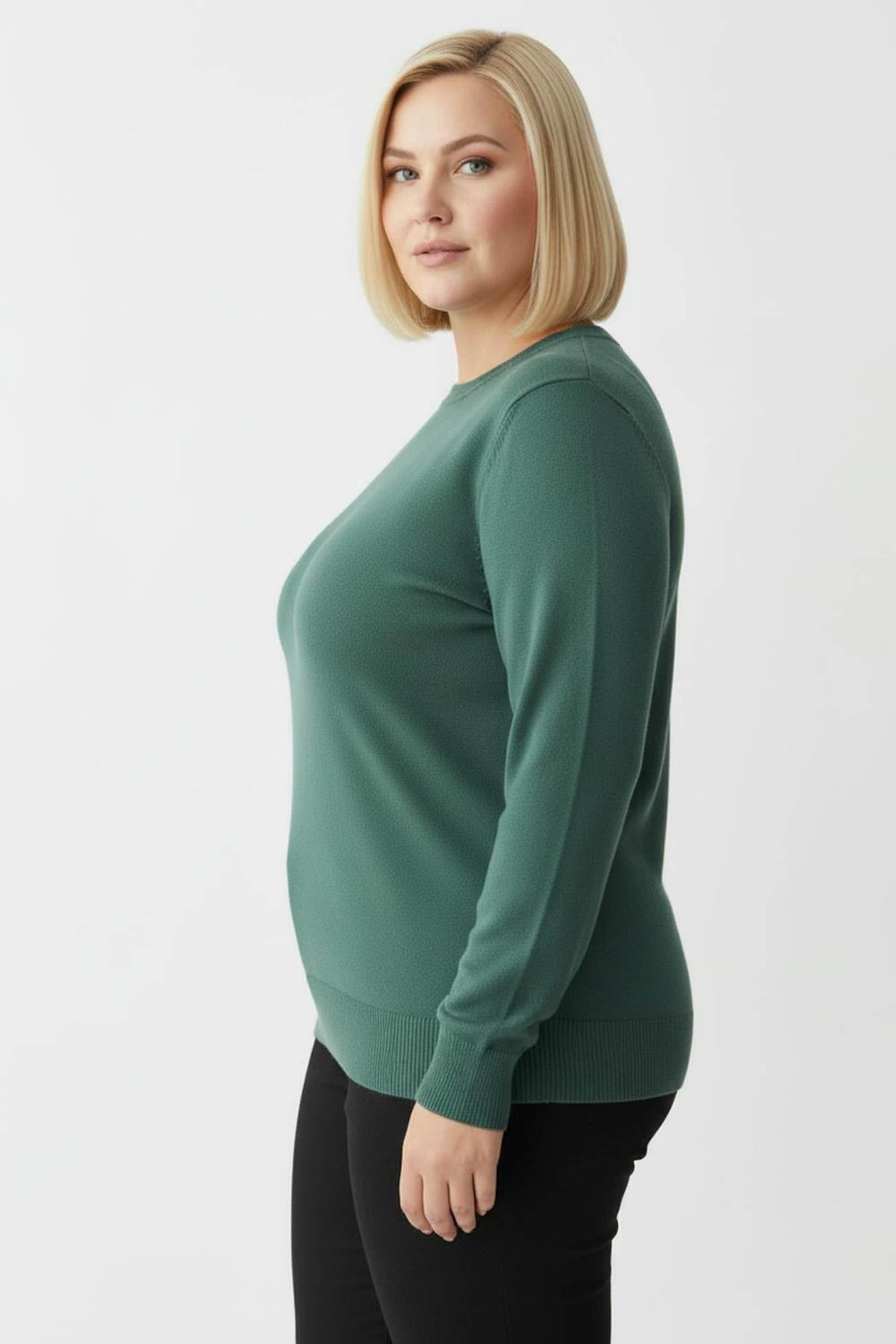 Sieh an! Strickpullover Langarm-Pullover Langarm Jersey