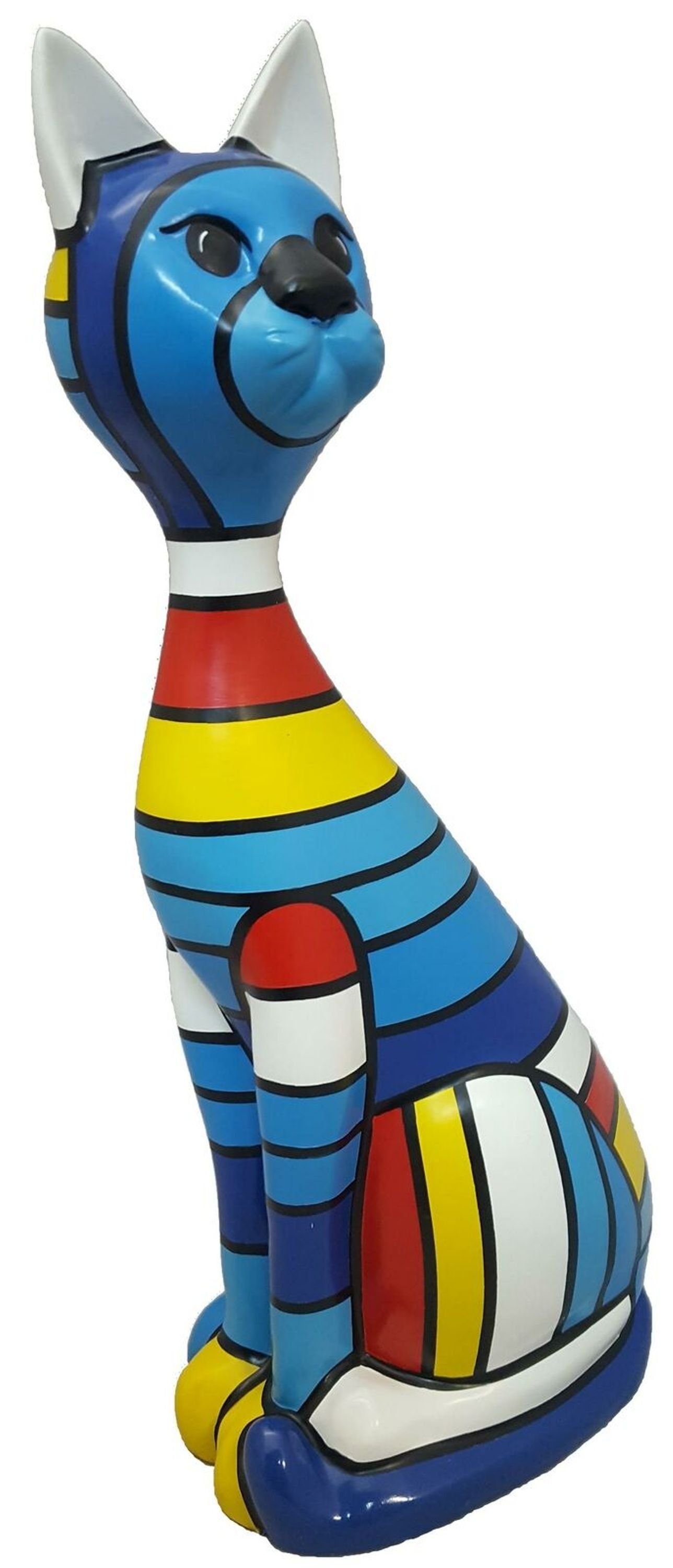 JVmoebel Gartenfigur, Moderne Deko Abstrakt Statuen designer Loft bunte Skulpturen