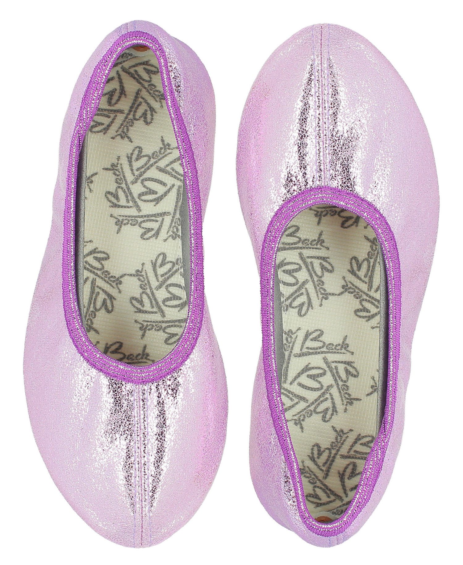 Beck Schläppchen Basic Glitzer Gymnastikschuh
