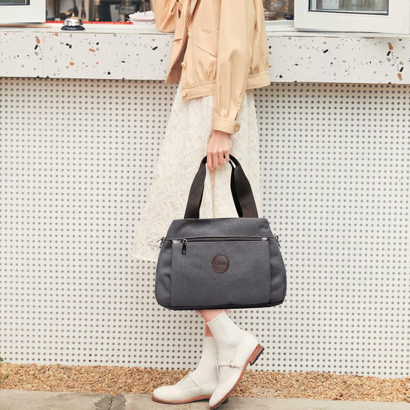 MODFU Henkeltasche Handtasche Umhängetasche Tragetasche Aktentasche günstig online kaufen