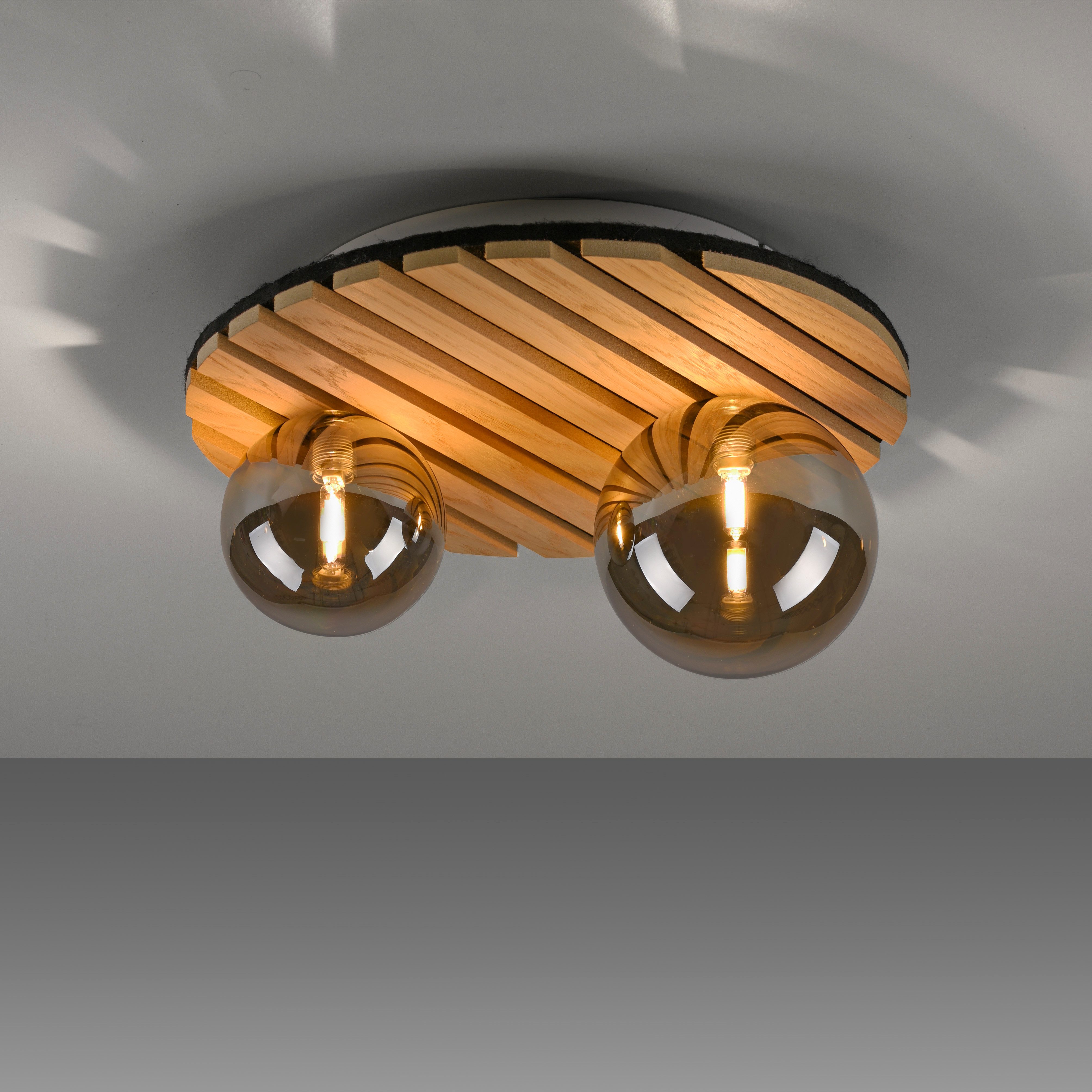 JUST LIGHT Deckenleuchte GREEN STIK, Ein-/Ausschalter, Leuchtmittel wechselbar, Warmweiß, ExklusiveG9