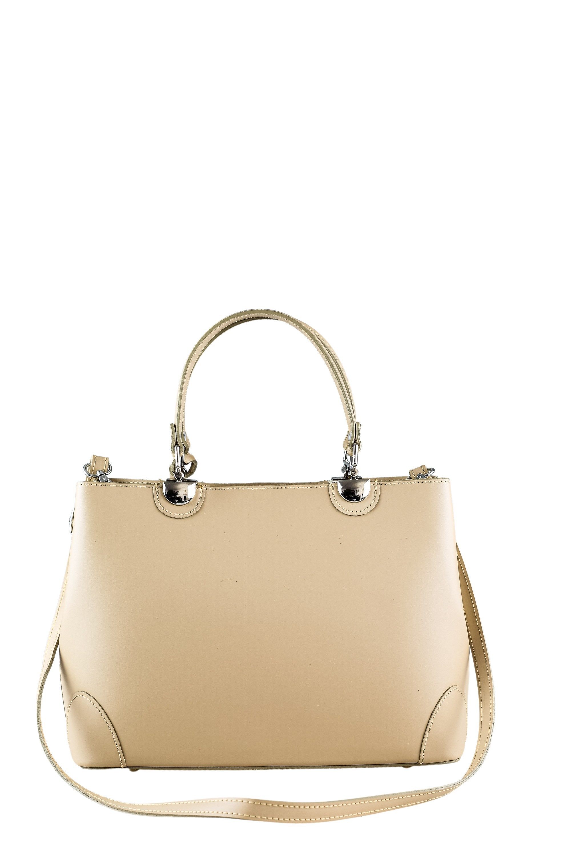 COLLEZIONE ALESSANDRO Schultertasche Mademoiselle, hochwertiges Rindsleder mit Quaste und Anhänger