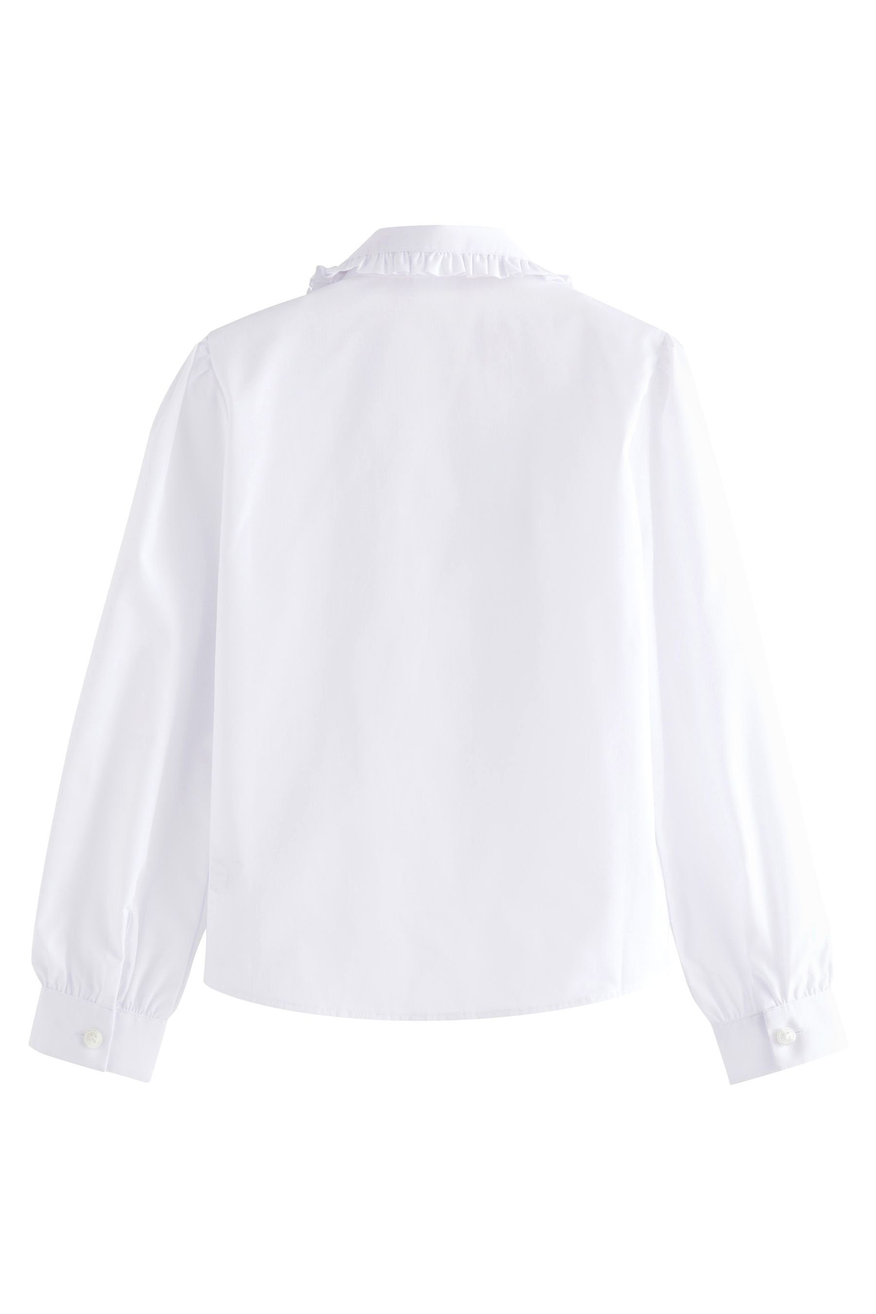 Next Langarmshirt Langärmelige Schul-Bluse mit hübschem Kragen (1-tlg)