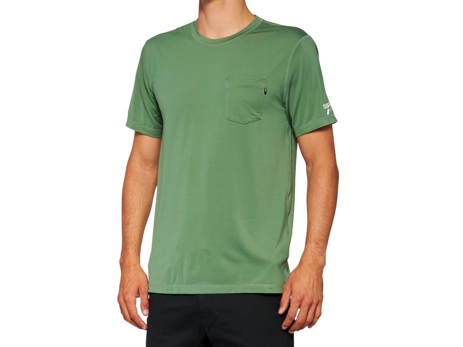 XL- Mission T-Shirt olive T-Shirts - T-Shirt (1-tlg) 100% Athletic 100%