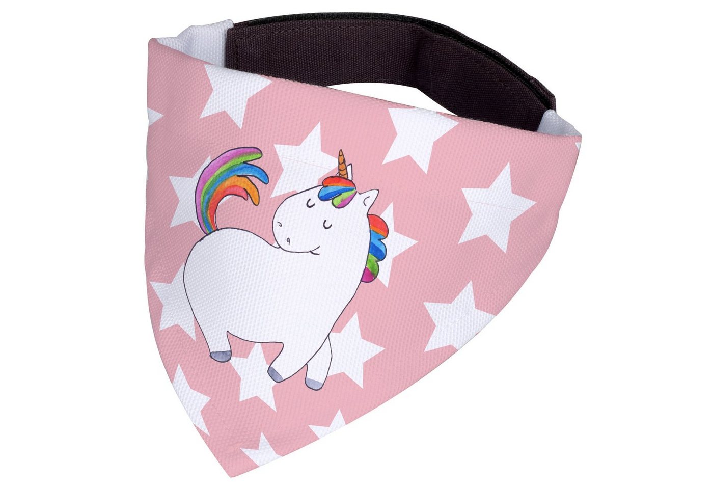 Thumbnail - Mr. & Mrs. Panda Hundefliege Einhorn Stolzieren - Rot Pastell - Geschenk, mittel, Hundehalstuch, E, Polyester, Kreative ...