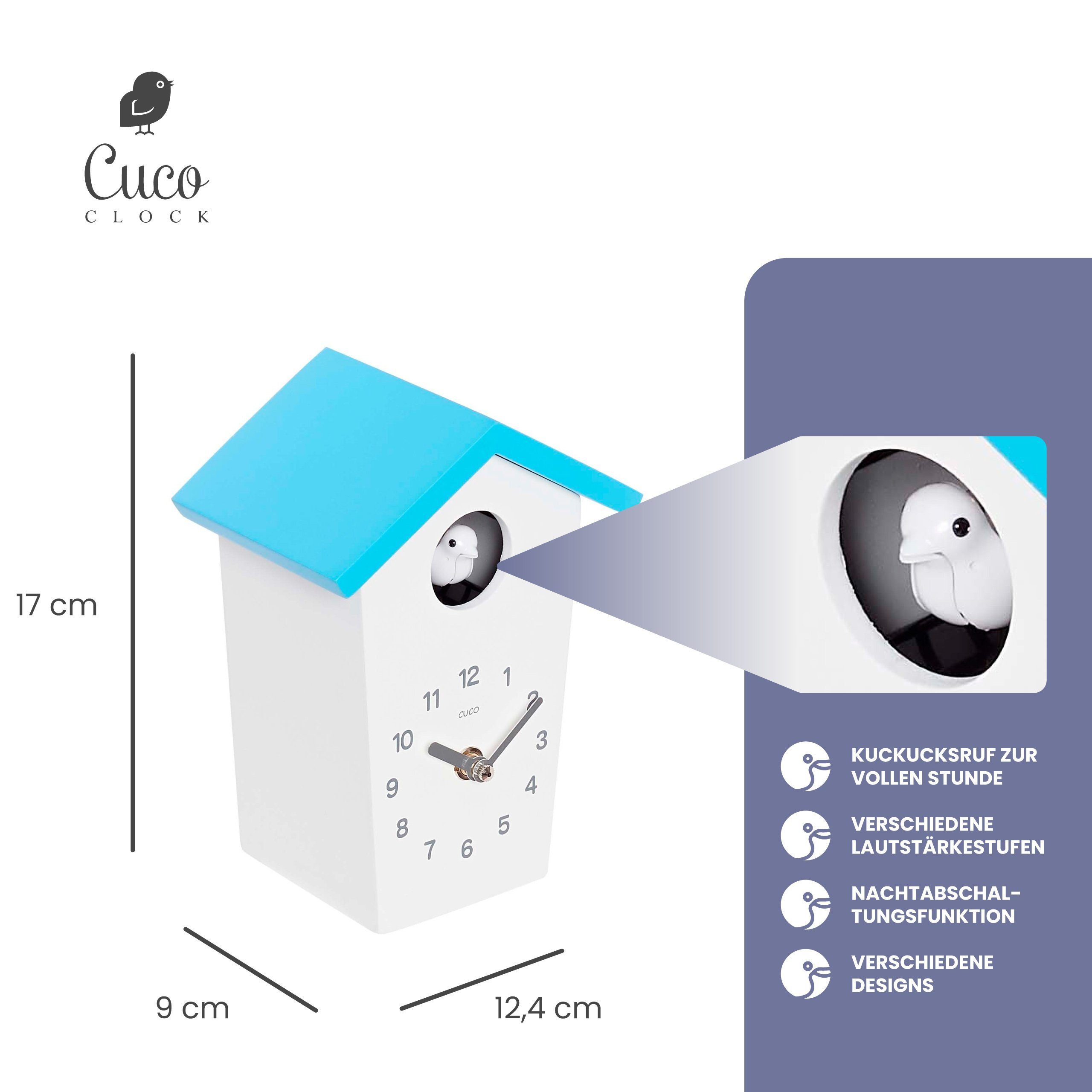 Cuco Clock Wanduhr Mini Kuckucksuhr HOCHHAUS, günstig online kaufen