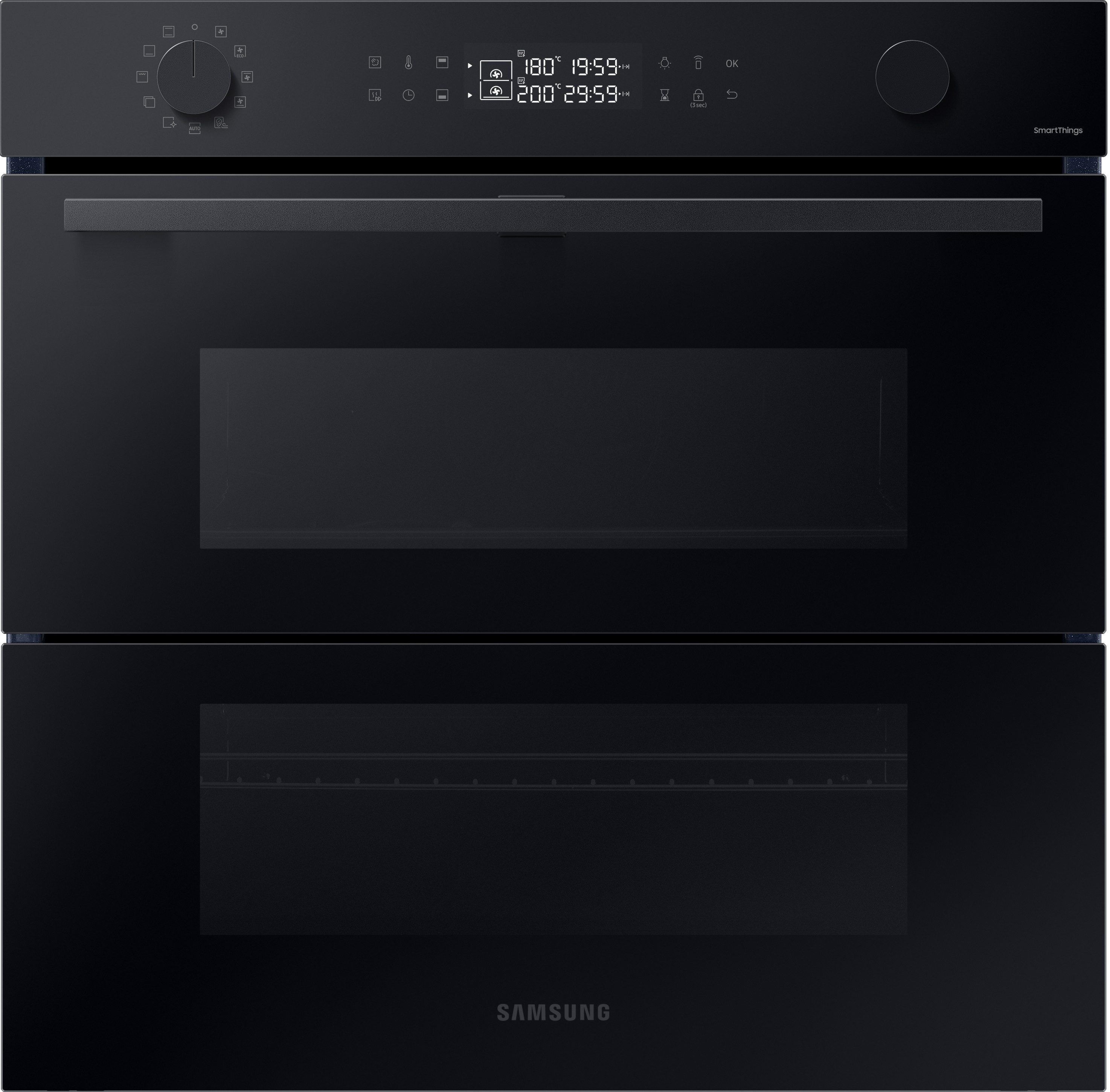 Samsung Einbaubackofen Serie 4 NV7B45502AK/U1, Pyrolyse-Selbstreinigung, Dual Cook Flex