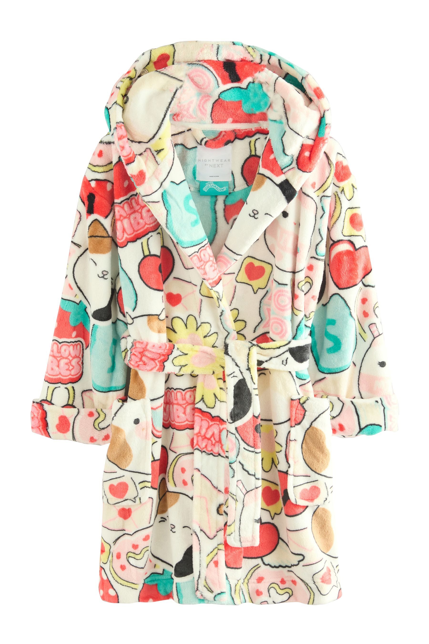 Next Morgenmantel Morgenmantel, Squishmallow, Polyester (recycelt), Polyester