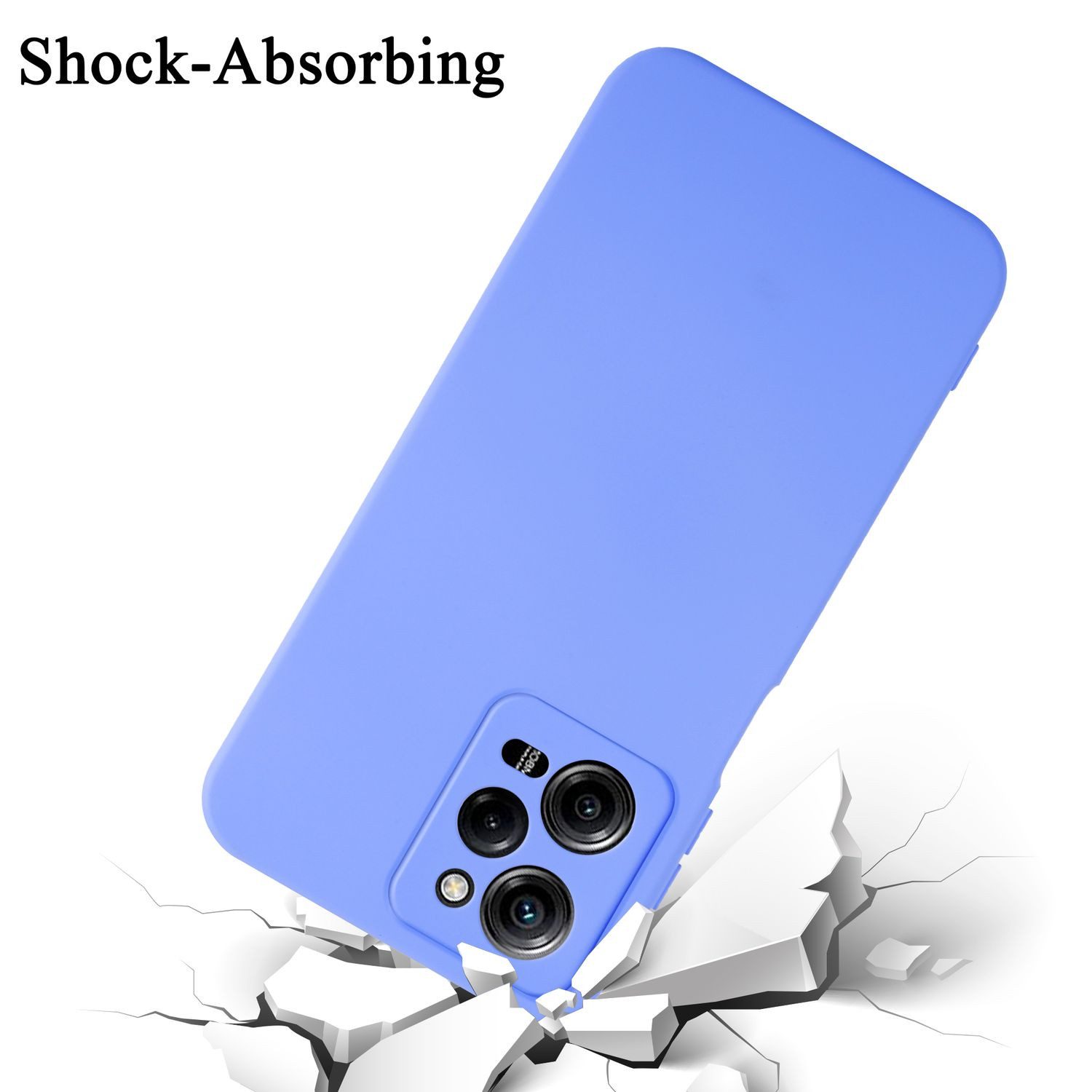 Cadorabo Handyhülle für Xiaomi Poco X5 Pro 5G Hülle Xiaomi Poco X5 Pro 5G, Flexible Hülle TPU Silikon Schutzhülle Back Cover Case