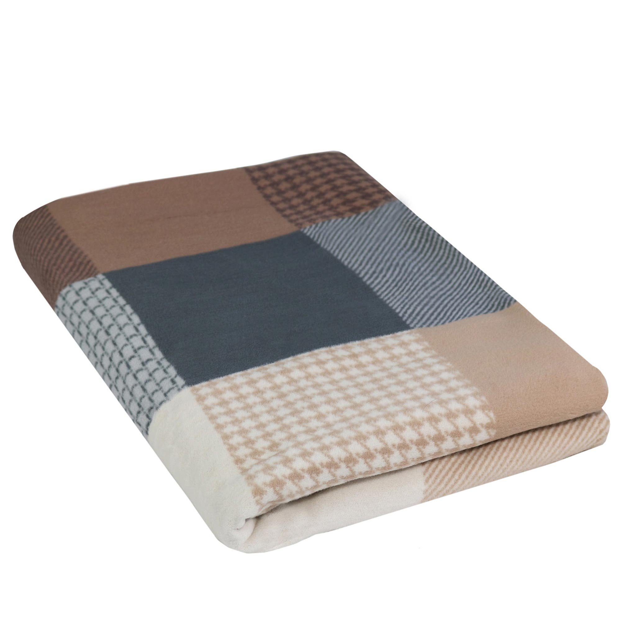 NATUREHOME Tagesdecke Wohndecke MATEO aus Baumwolle (BIO kbA), 140 x 200 cm günstig online kaufen