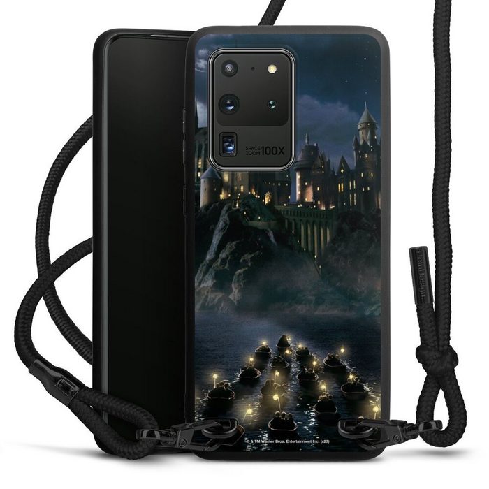 DeinDesign Handyhülle Hogwarts by Night Samsung Galaxy S20 Ultra 5G Premium Handykette Hülle mit Band