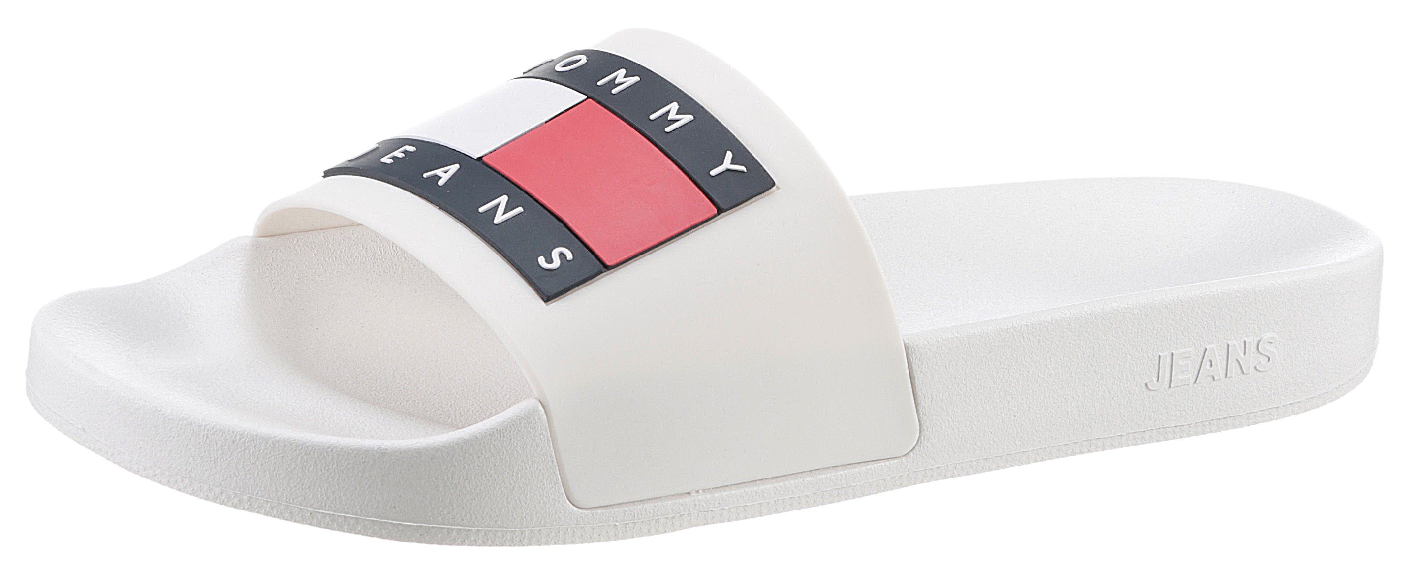 Tommy Jeans TOMMY JEANS POOL SLIDE ESS Badepantolette, Sommerschuh, Poolsli günstig online kaufen