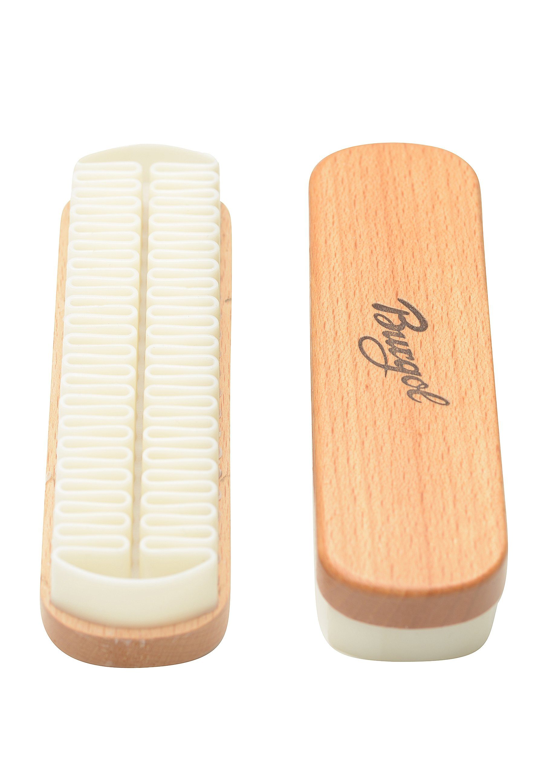 Burgol Reinigungsbürste Kreppbürste, Schuhe, (Packung, Schuhbürste), Geeignet für Rauleder. Zum Ausbürsten & Entfernen von Staub, Schmutz.