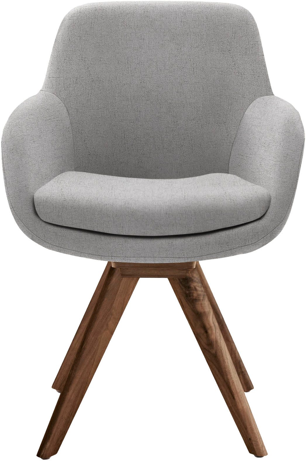 Musterring Esszimmerstuhl Tavia (Set, 2 St), Stativgestell Wildnussbaum, Drehfunktion optional, diverse Кольора(ів)