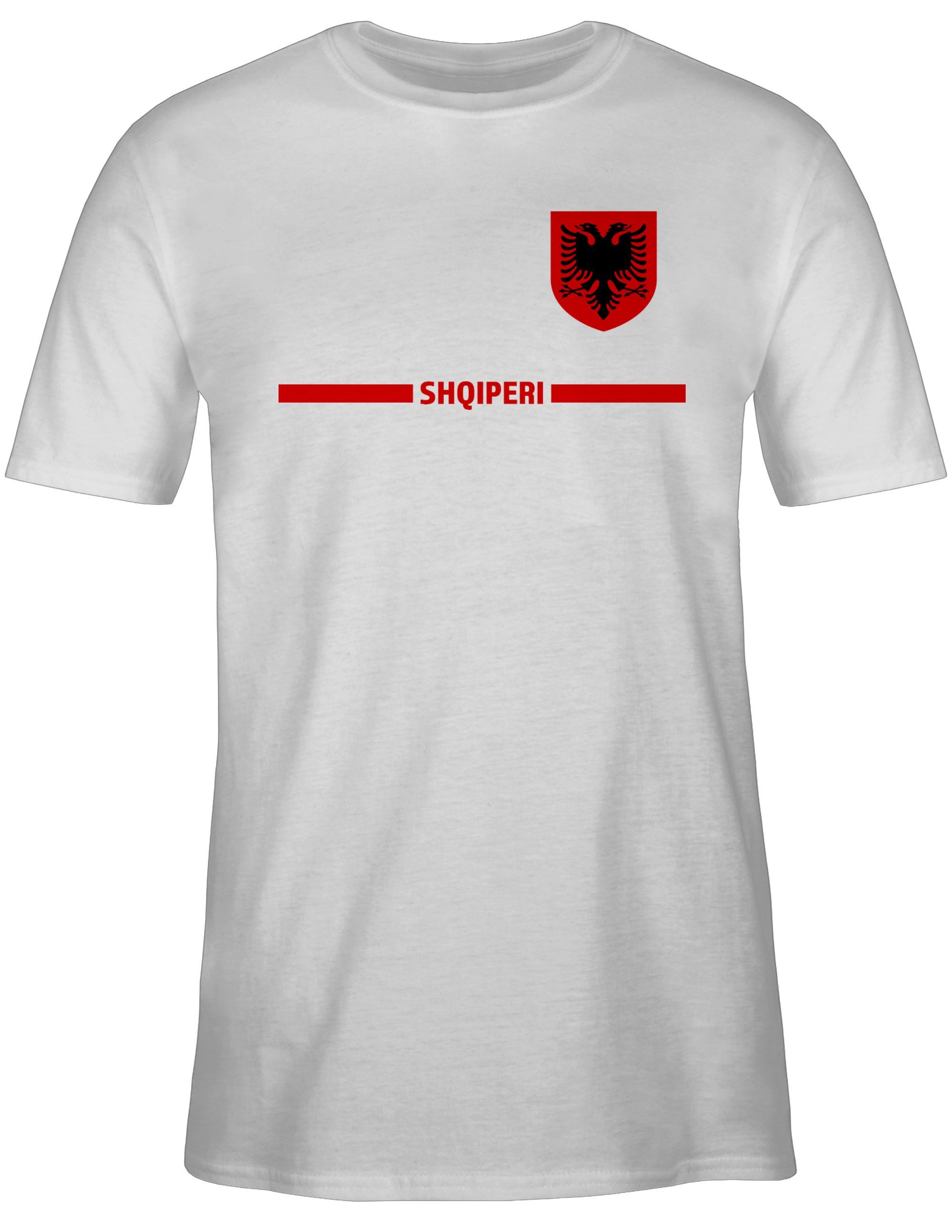 Shirtracer T-Shirt Albanien Trikot Wappen, Shqipëri günstig online kaufen
