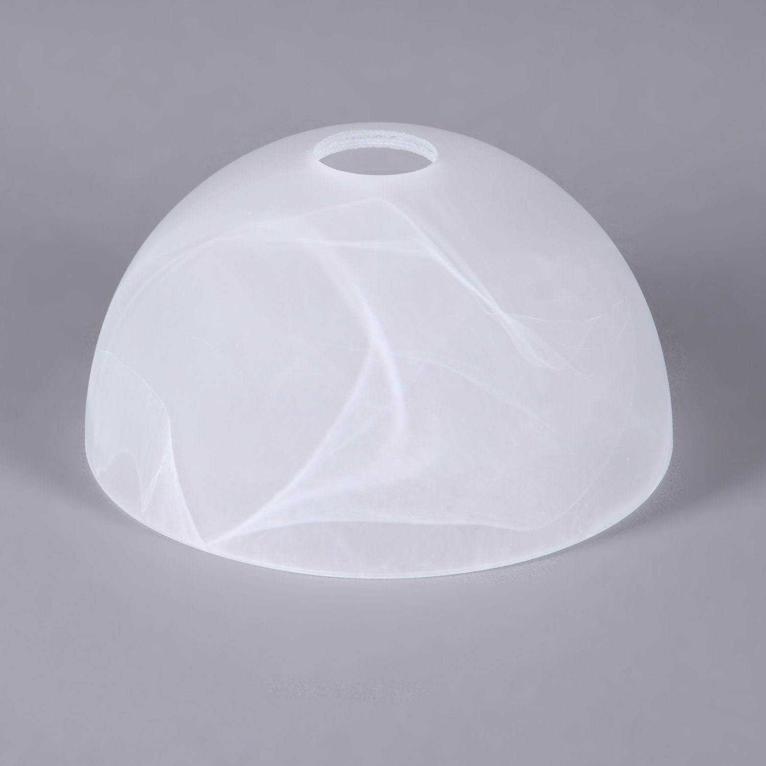 Home4Living Lampenschirm Lampenschirm Alabasterglas weiß Ø 149mm E14 Ersatzglas, Dekorativ