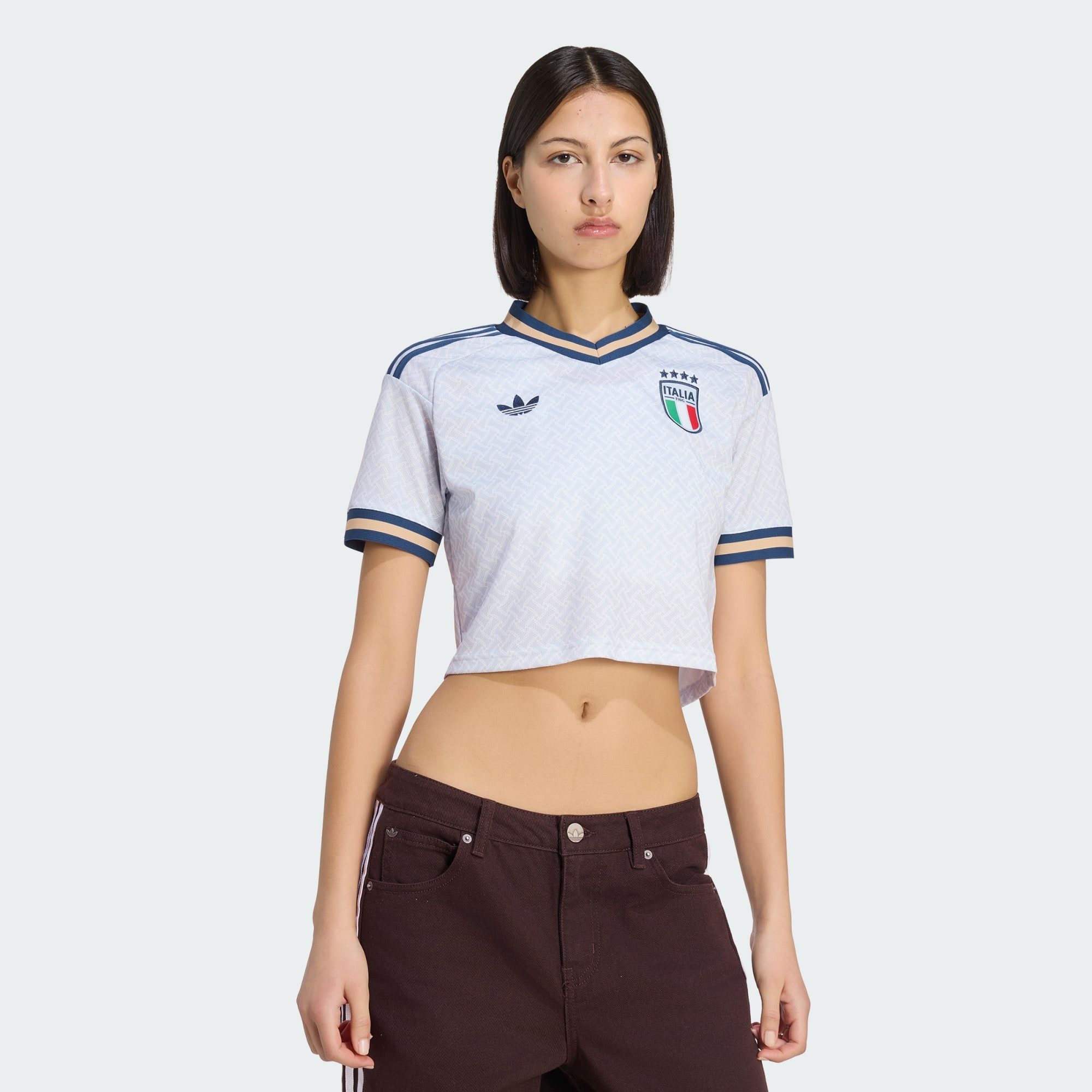 Fußballtrikot ITALIEN 26 AUSWÄRTSTRIKOT, KÜRZER GESCHNITTEN