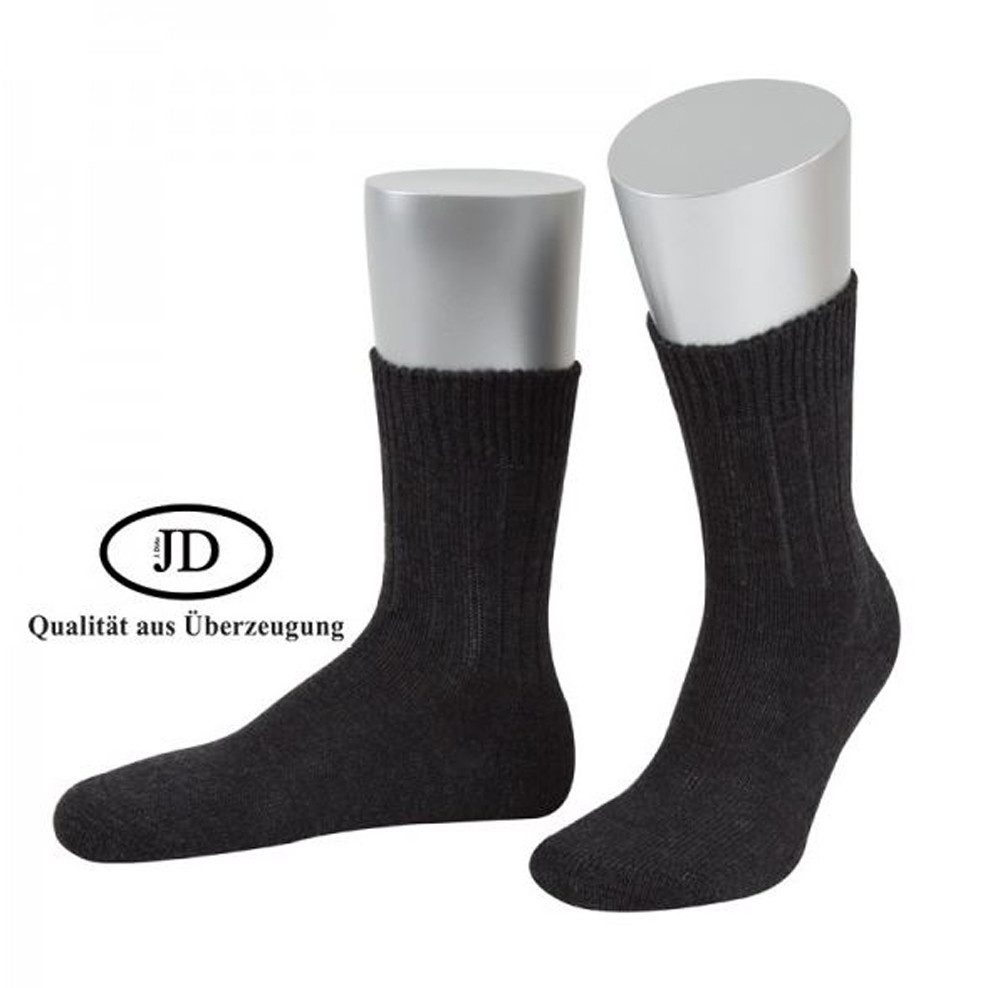 JD J. Dirks Socken JD Bundeswehrsocke mit Plüschsohle, anthrazit (1-Paar)