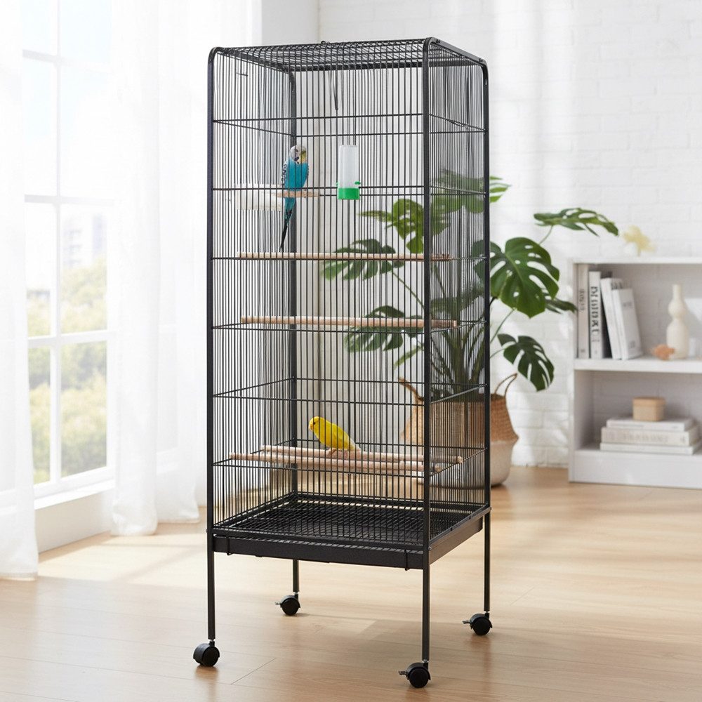 Mucola Voliere Vogelvoliere Metall Vogelkäfig Vogelhaus Tierkäfig Käfig Vol günstig online kaufen