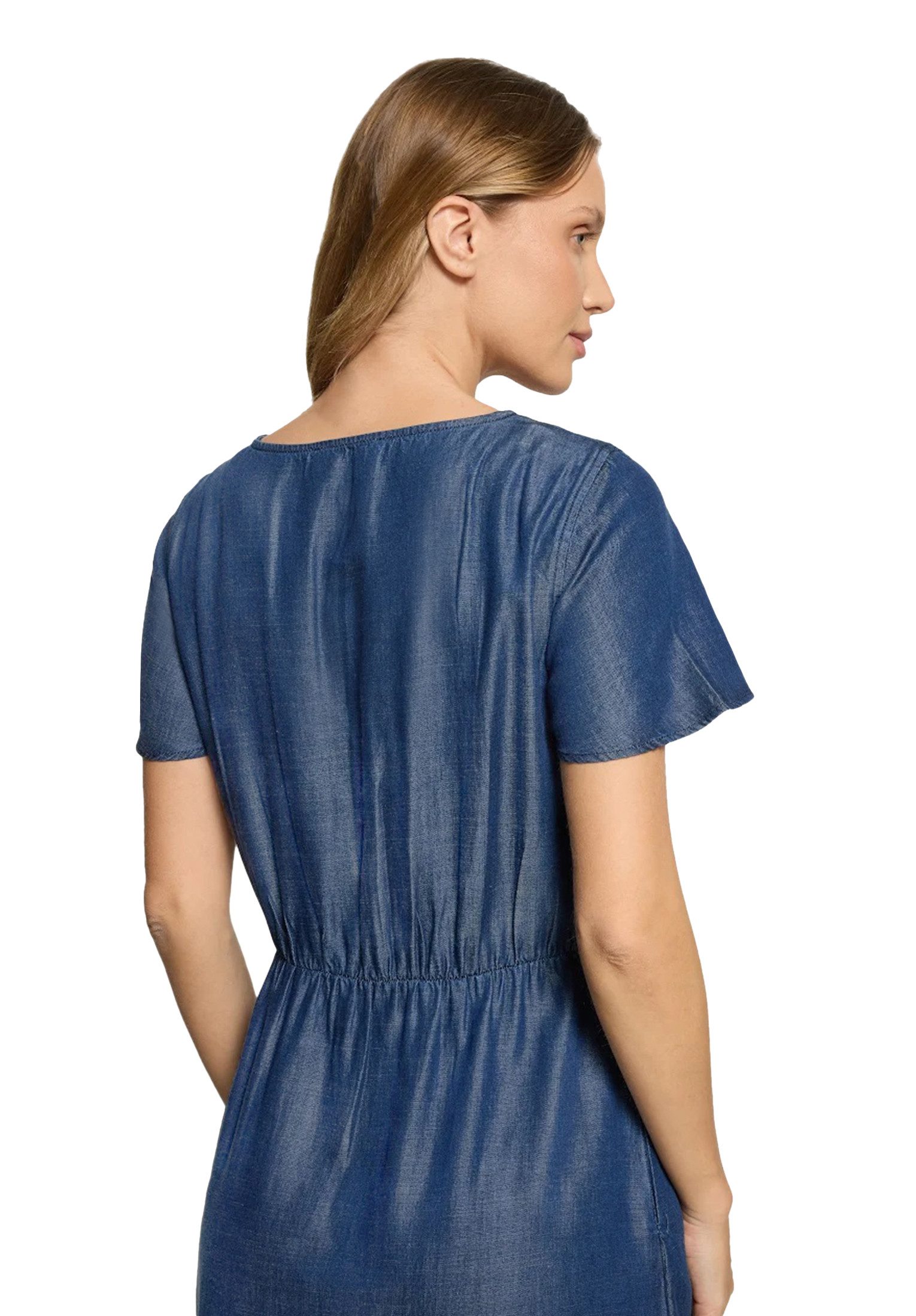 Cartoon Druckkleid Damen mit Flügelärmeln