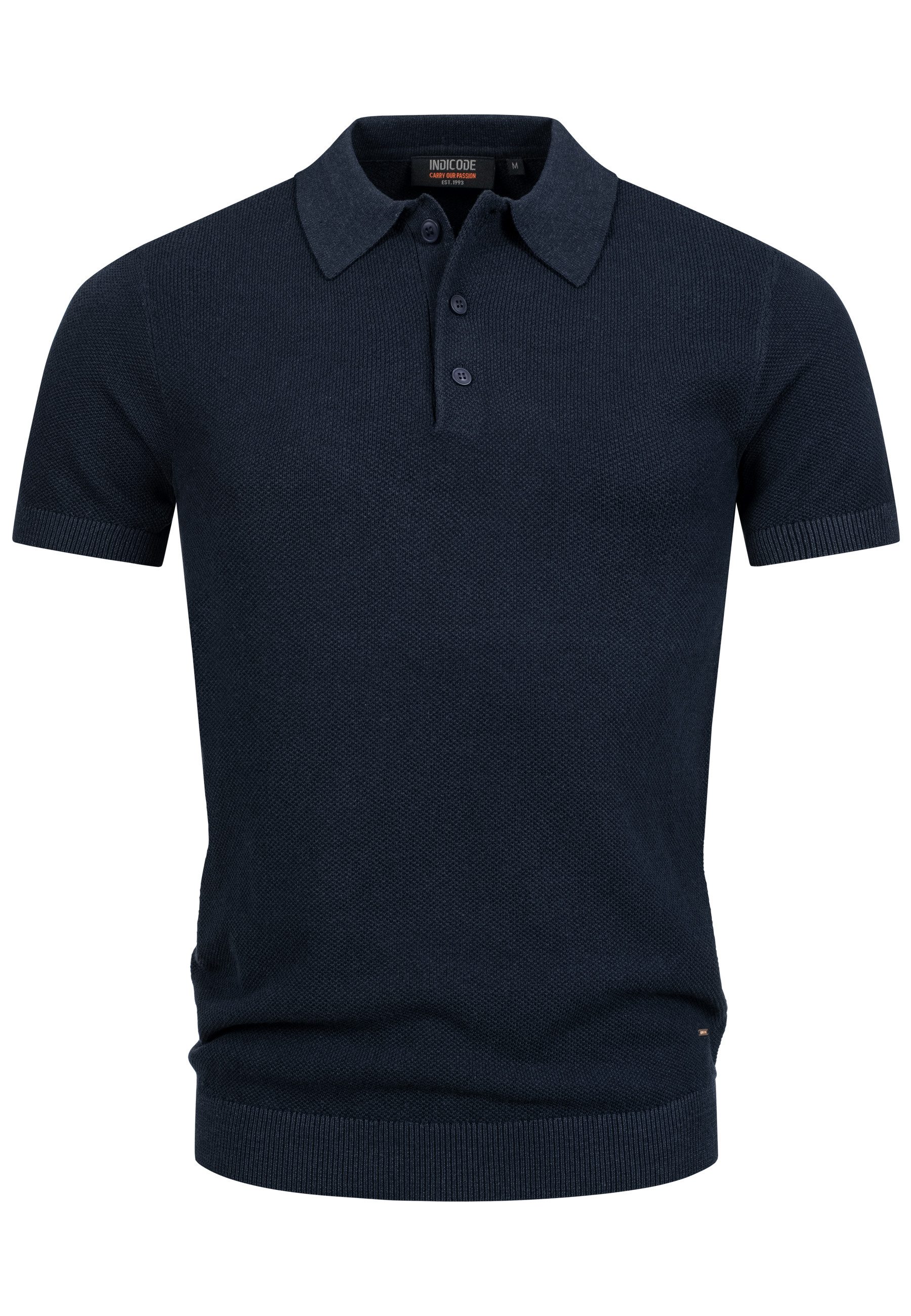Indicode Poloshirt Herren INVorm Polo Shirt Herrenshirt mit dezent struktur günstig online kaufen