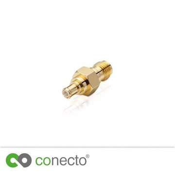 conecto conecto SMA-Adapter, MCX-Kupplung, SMA-Buchse ohne Pin auf MCX-Stecker SAT-Kabel
