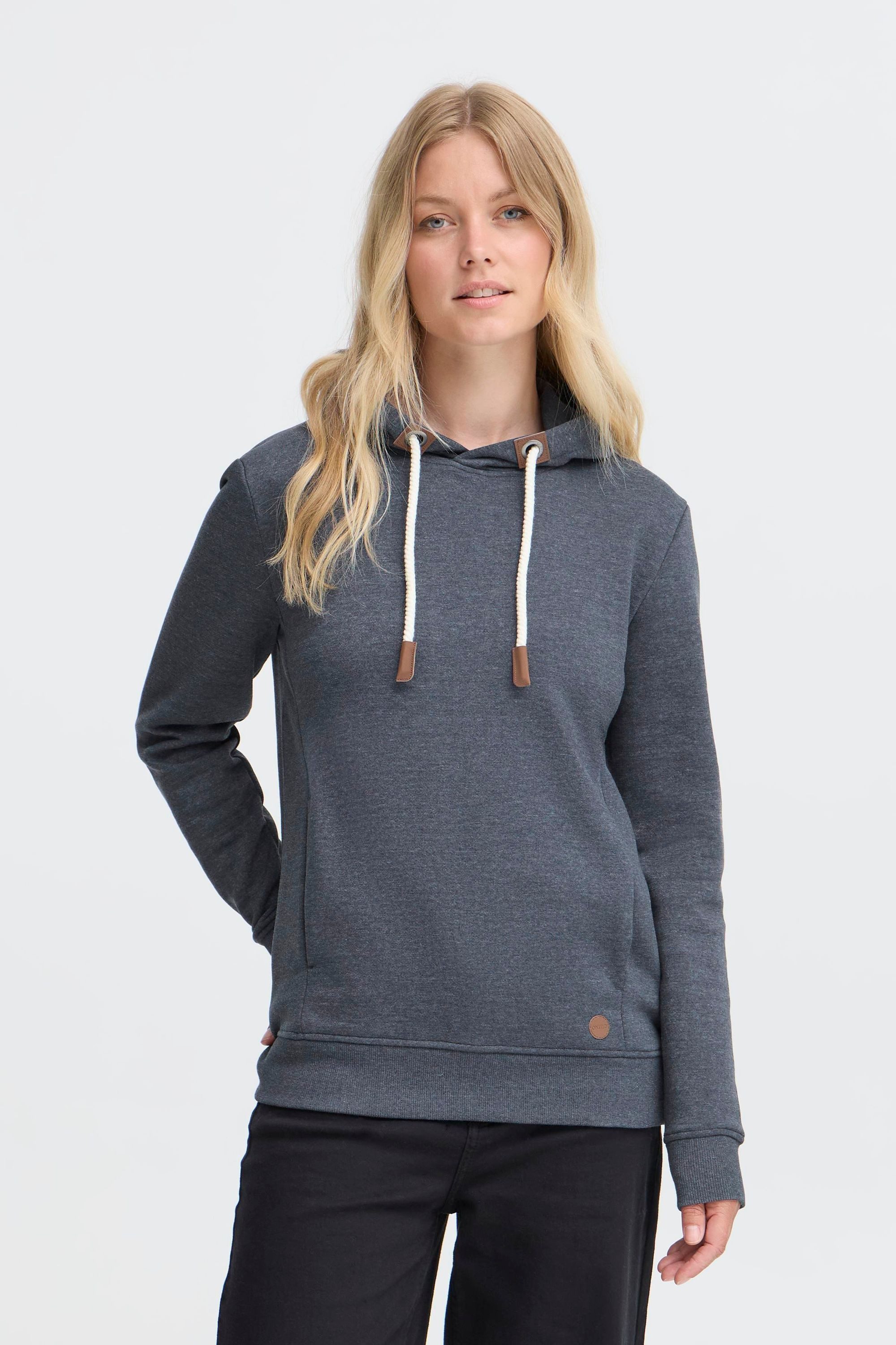 OXMO Hoodie OXMILLE HOODIE Gemütlicher Hoodie mit Eingrifftaschen