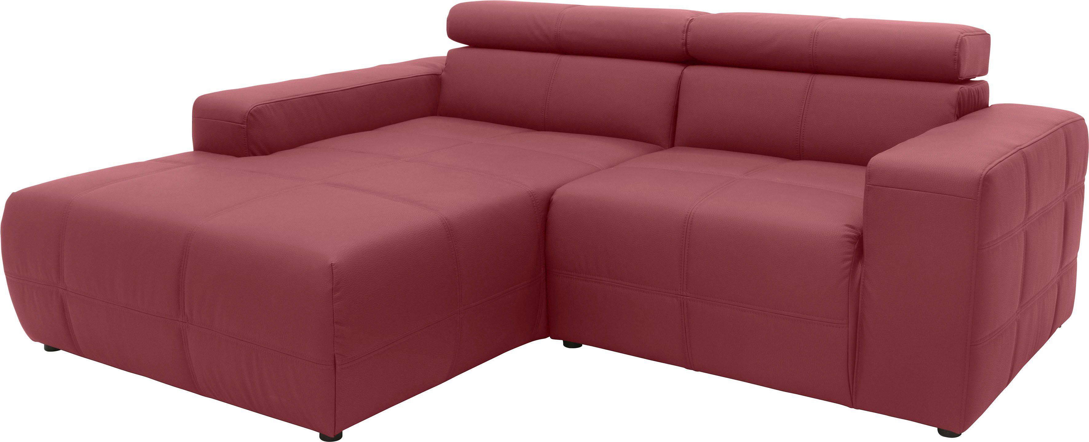 DOMO collection Ecksofa Brandon, inkl. Kopfteilverstellung, günstig online kaufen
