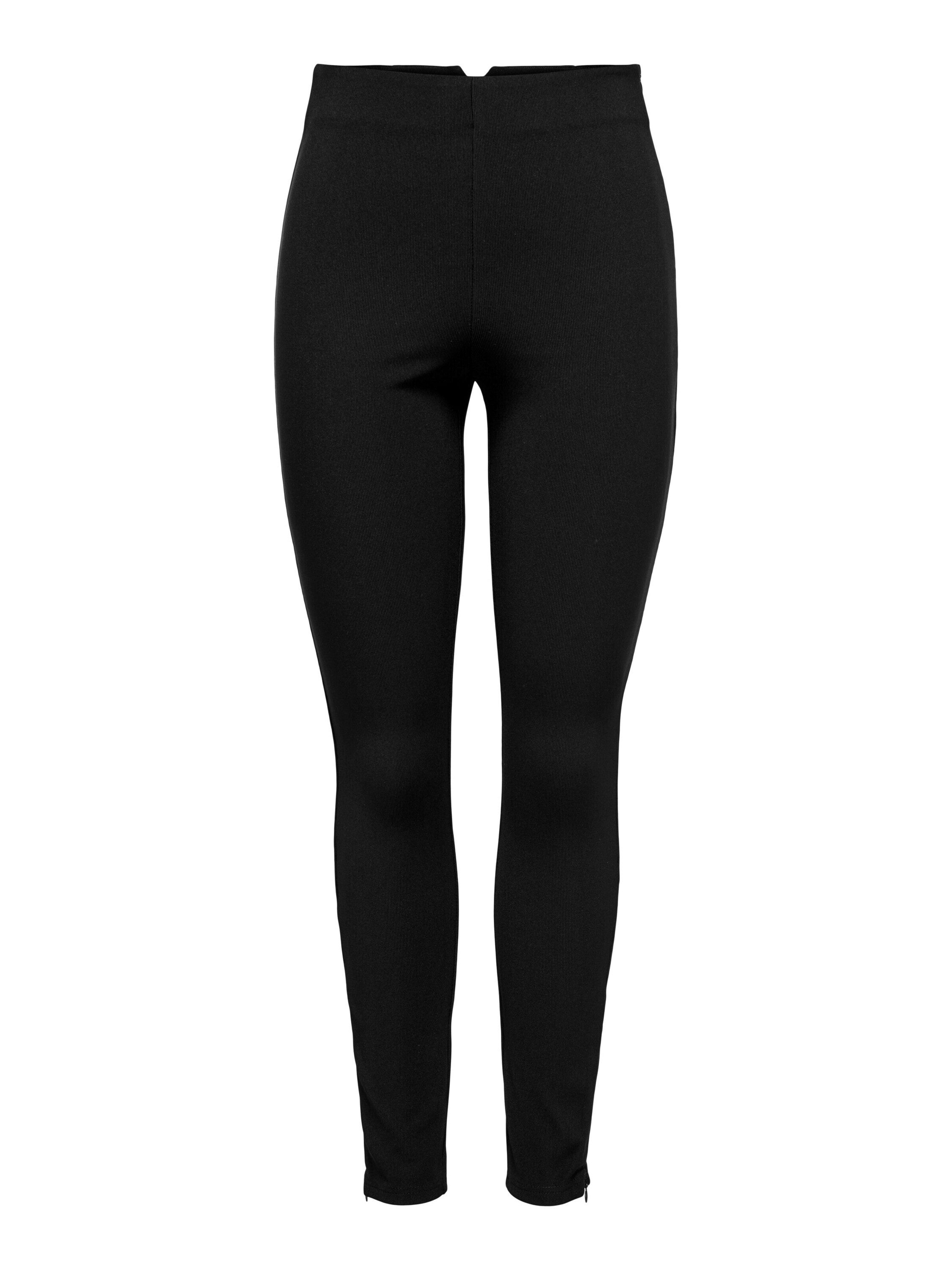 Highwaist Leggings ONLPEONY HW RIB ZIP LEGGING CC PNT
