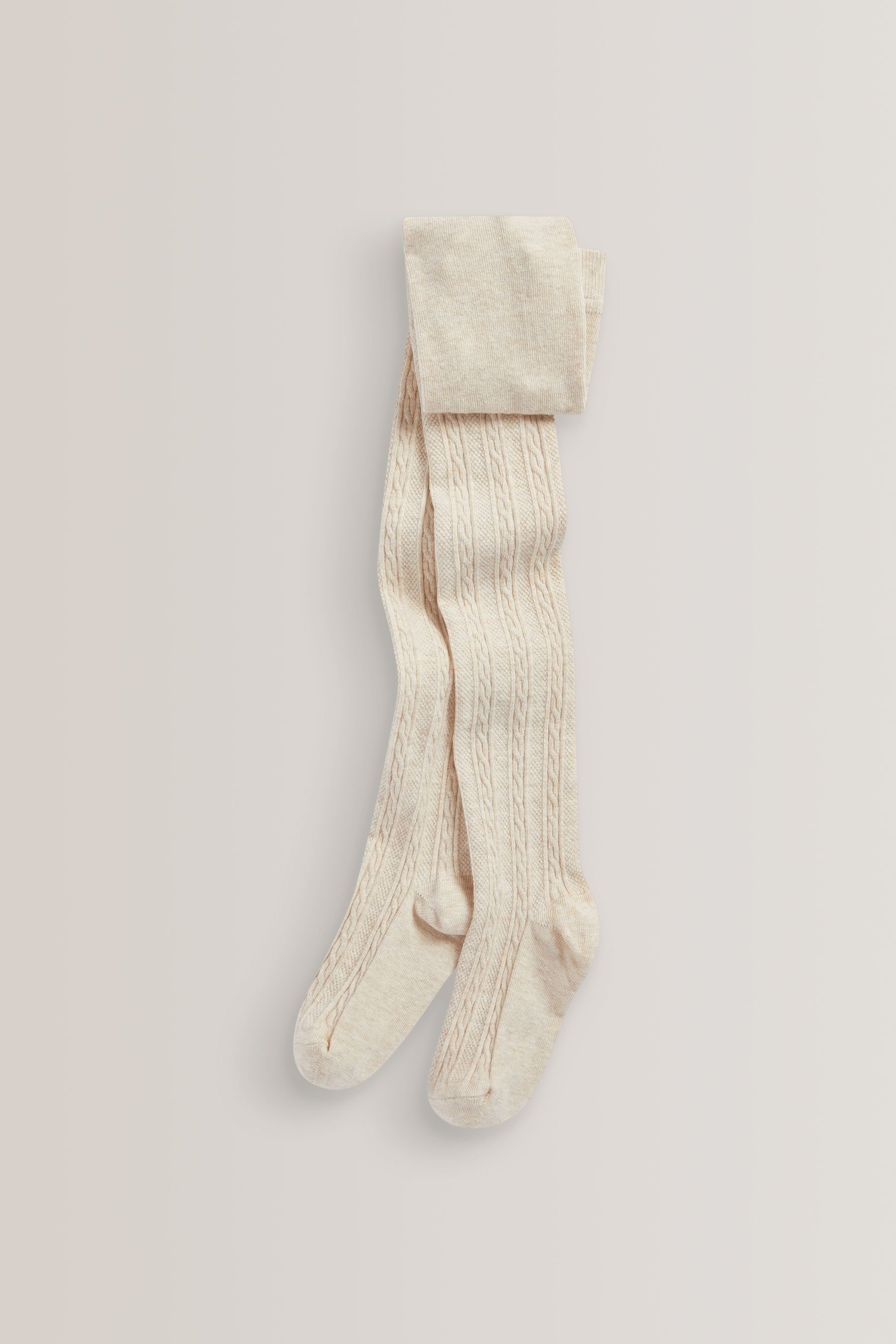 Next Strickstrumpfhose 3er-Pack Strumpfhose mit Zopfmuster (3 St)