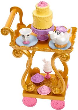 Mattel® Anziehpuppe Disney Prinzessin, Belles Teewagen Spielset, inklusive Puppe